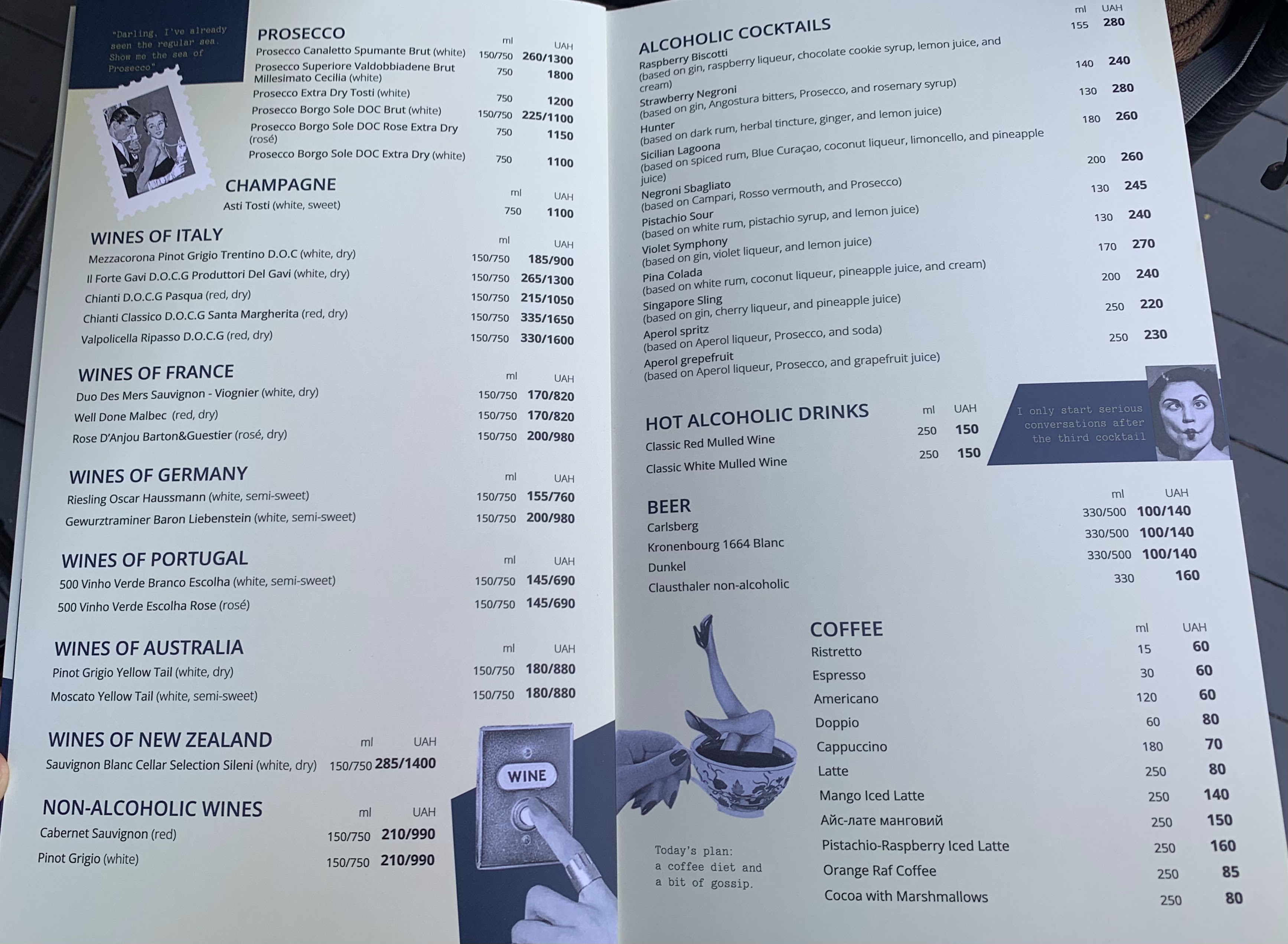 Italia & MORE prosecco menu 9