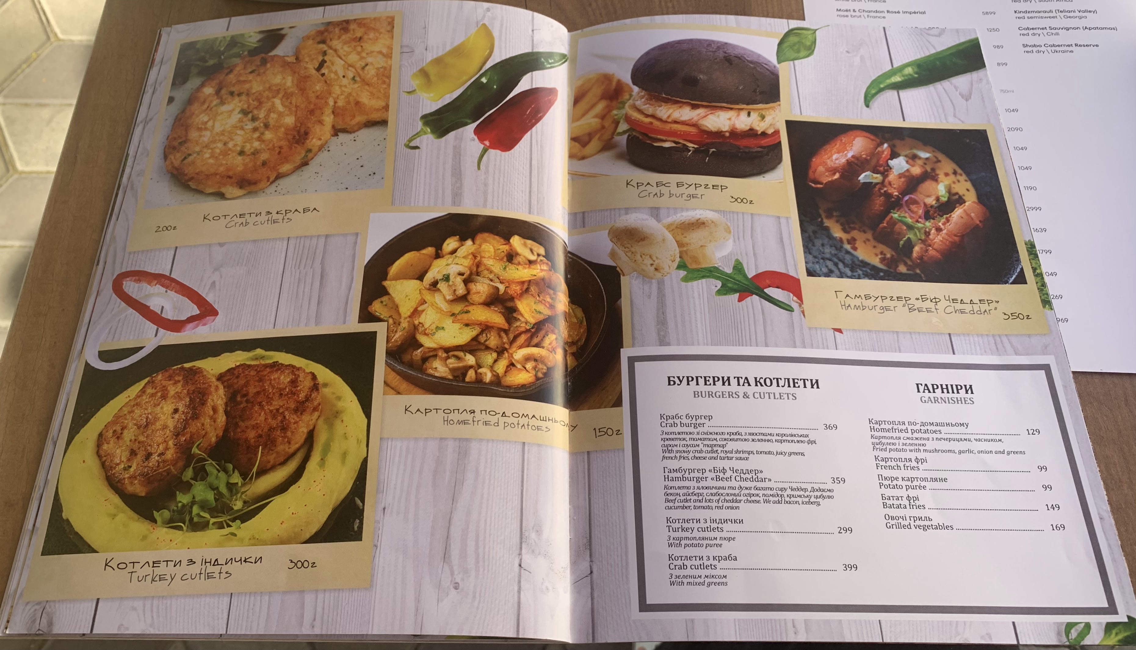 Shchaste menu 2