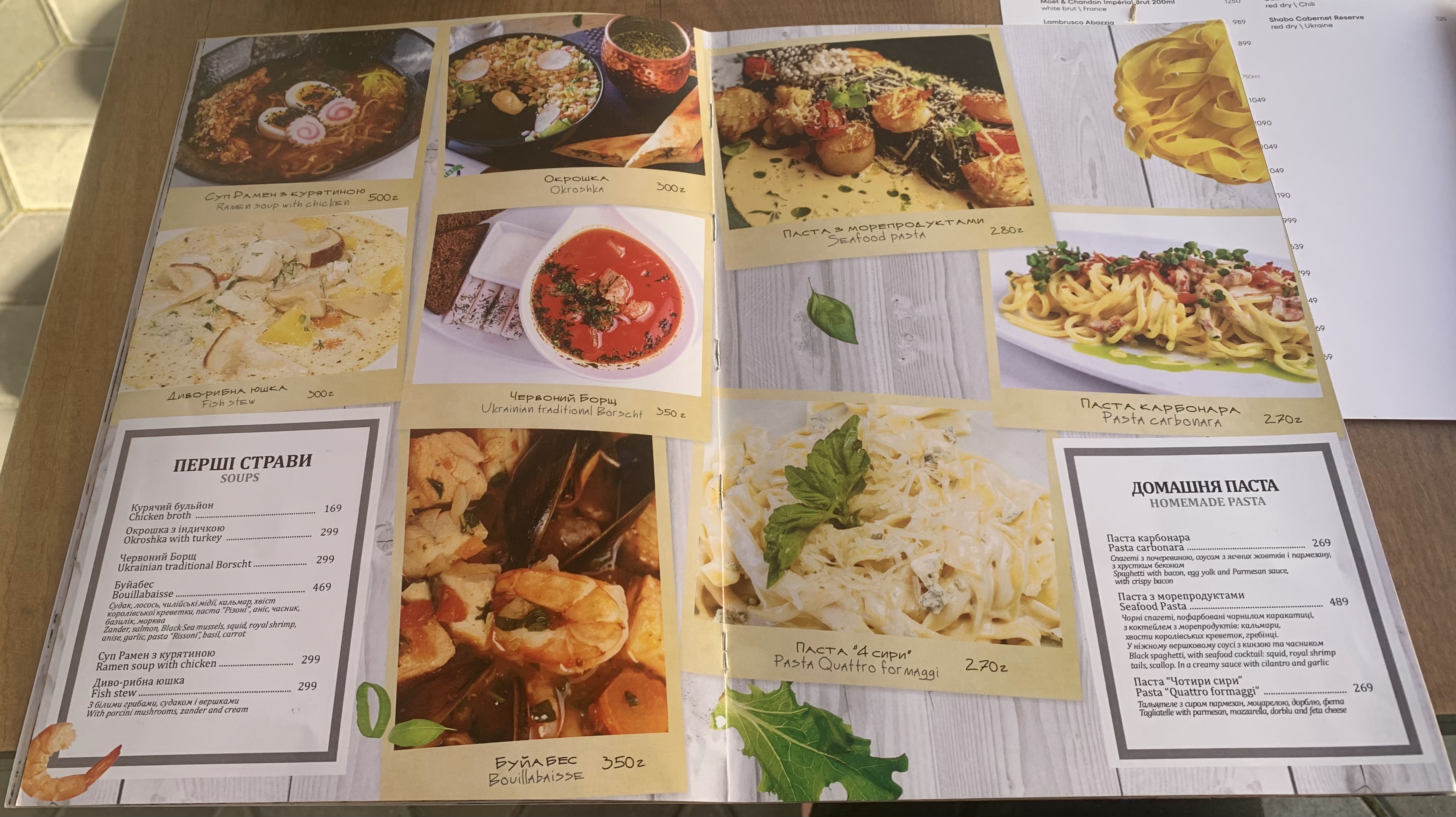Shchaste menu 6