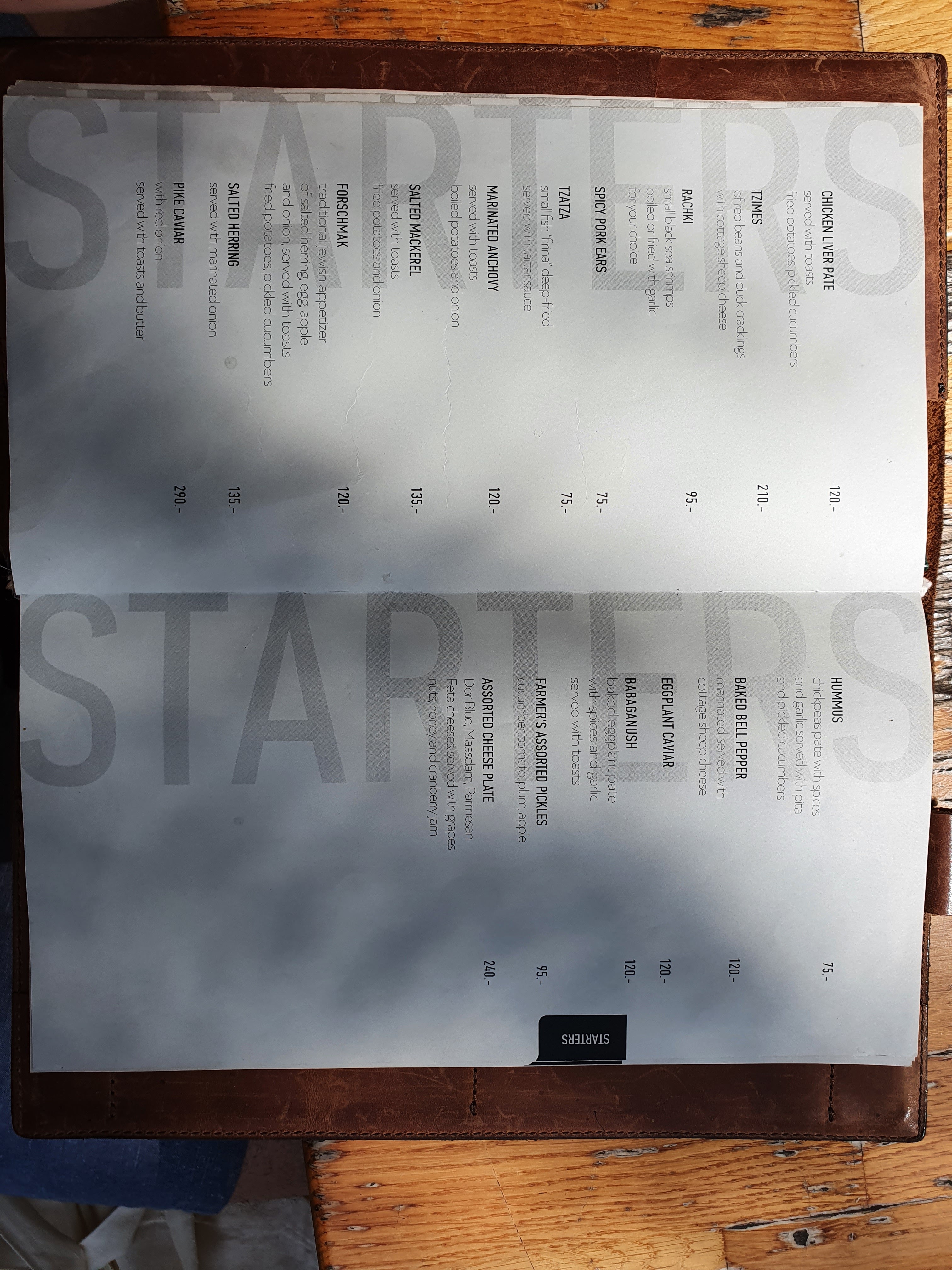 Gogol-Mogol menu 5