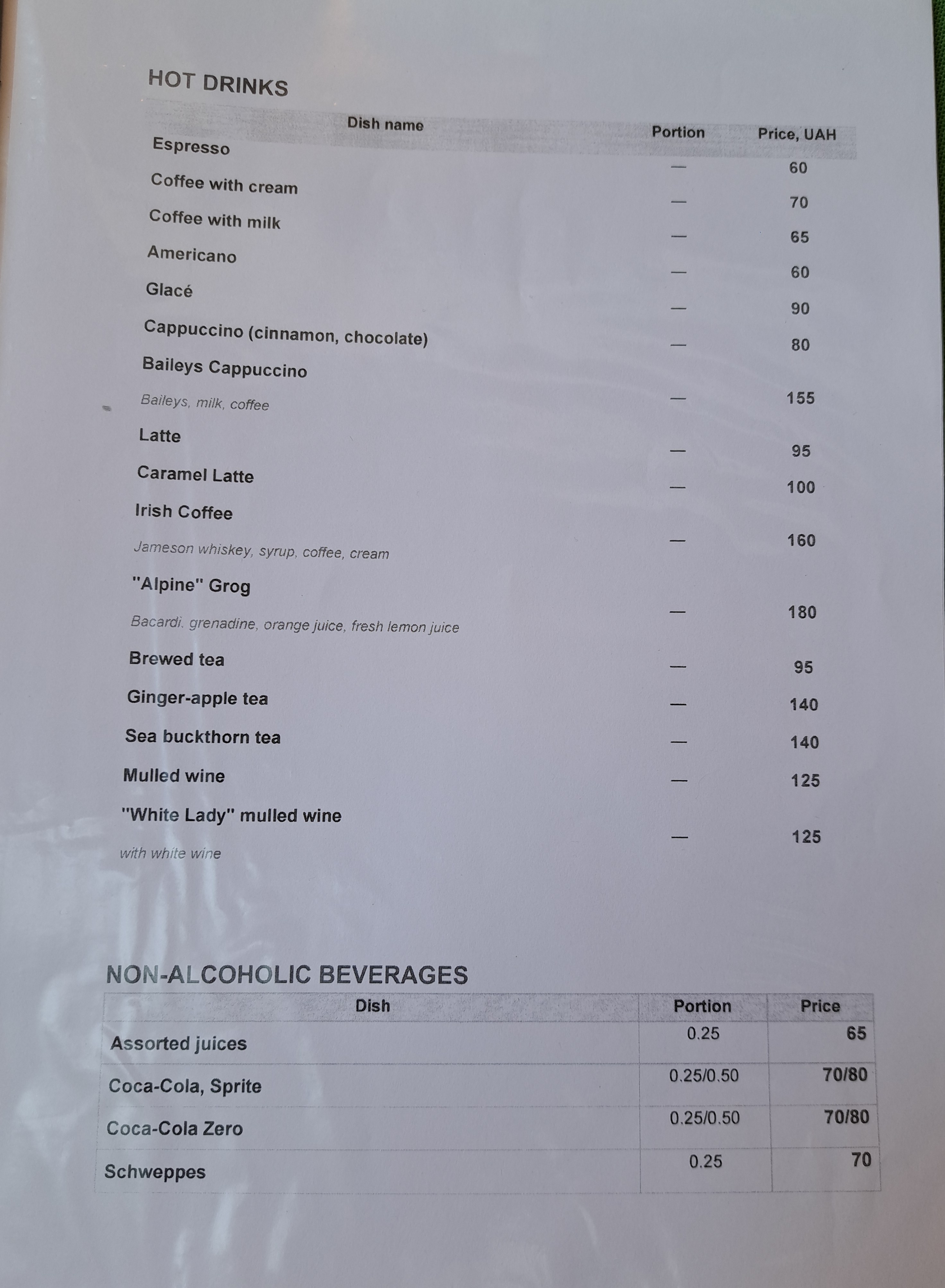 Kachka menu 9