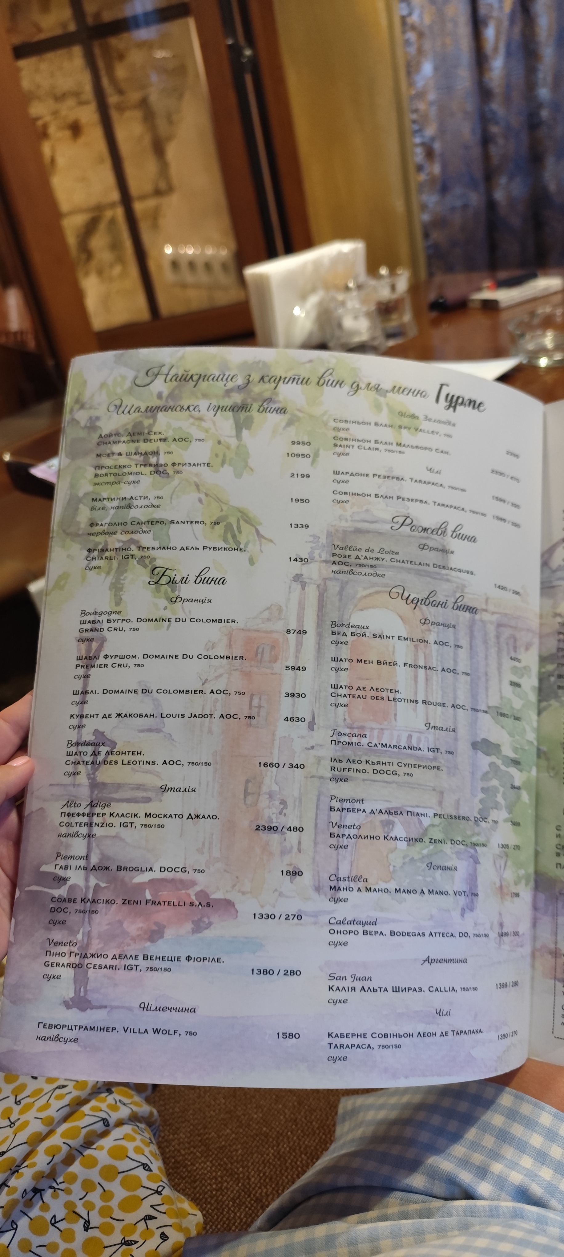 Restoratsiya Otona menu 1