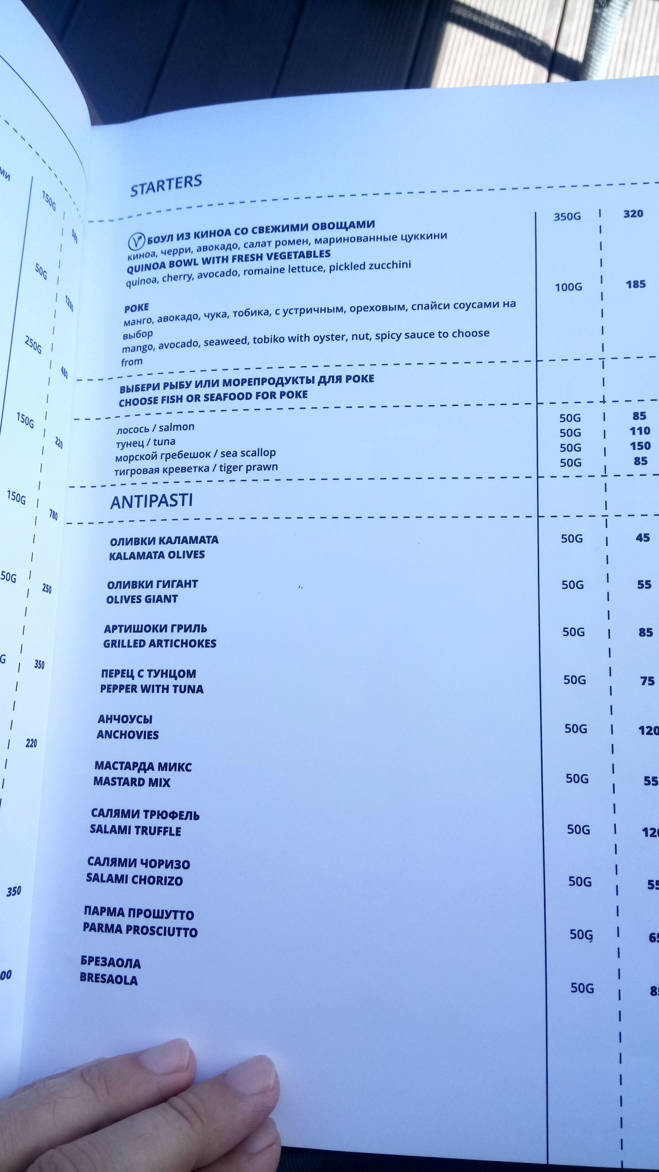 P1 Prosecco Bar menu 12