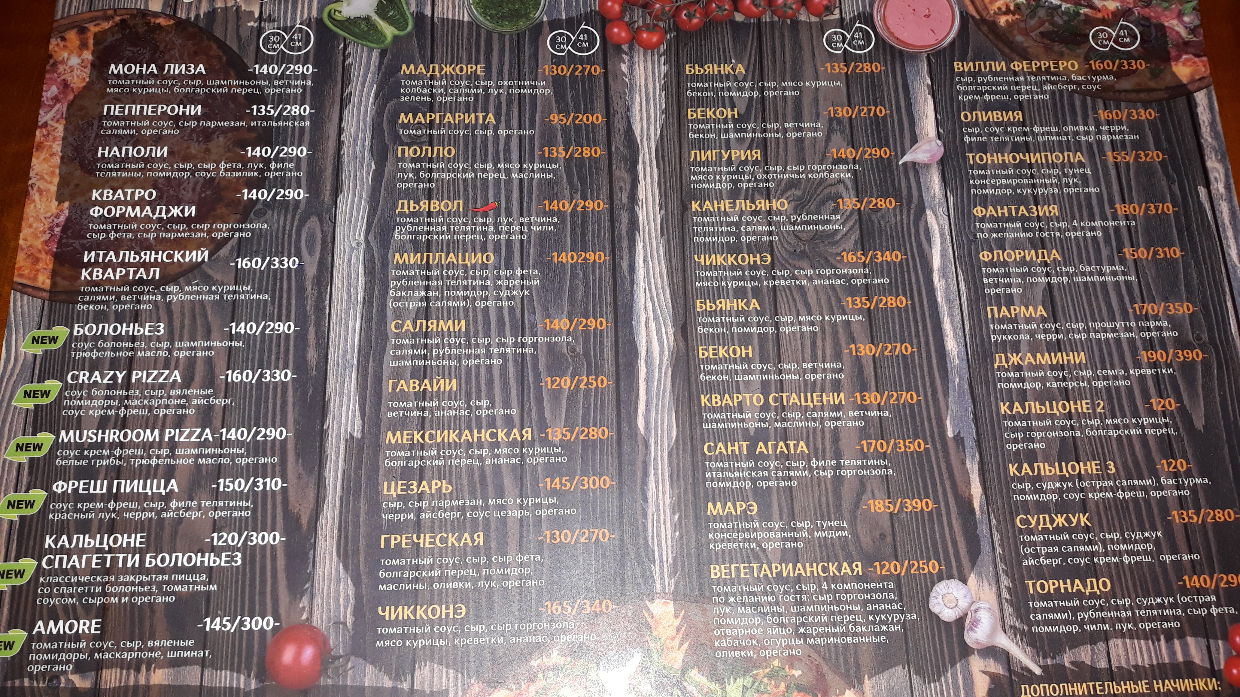 Italiysʹkyy Kvartal menu 6