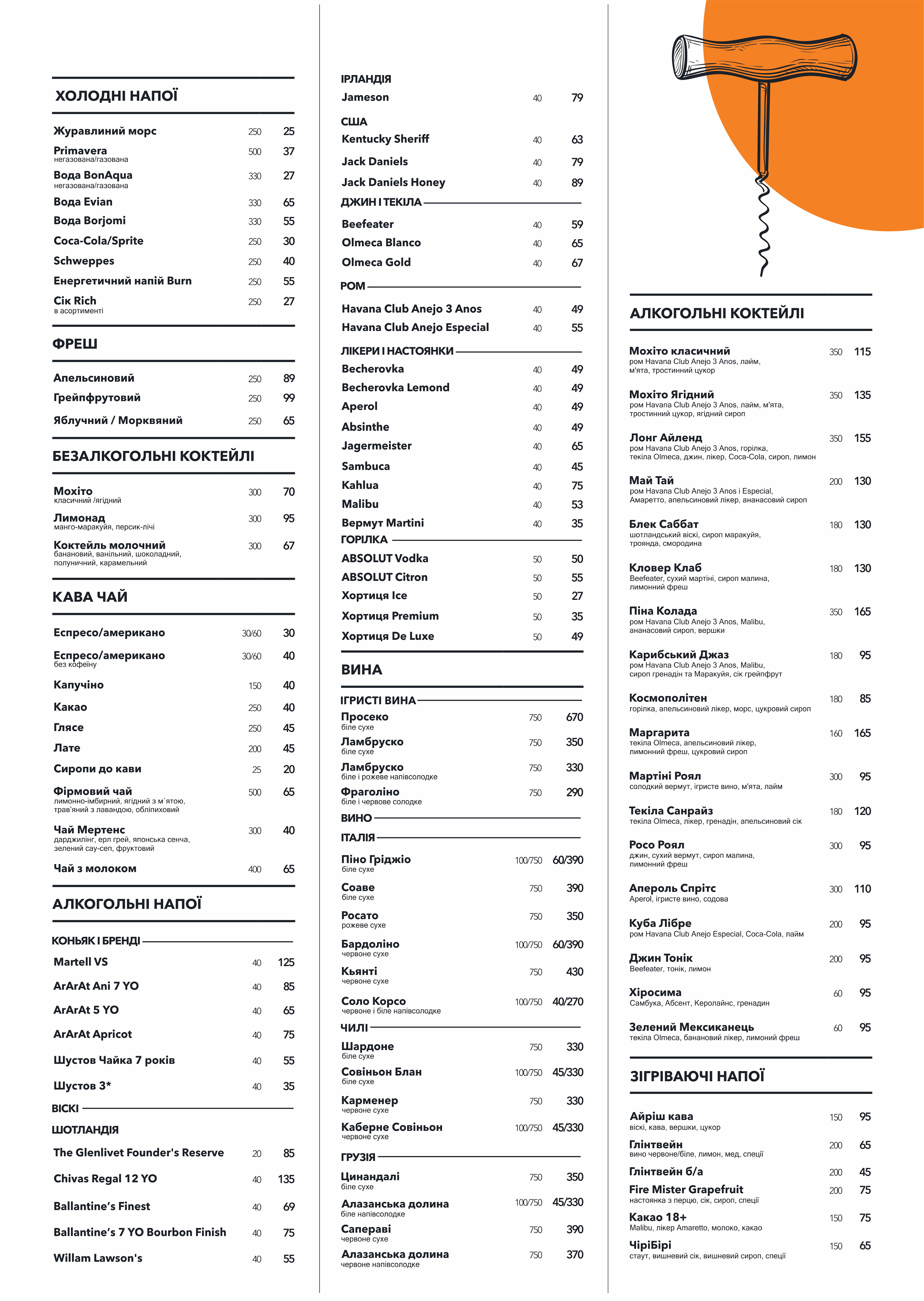 Restoratsiya Lokatsiya menu 1
