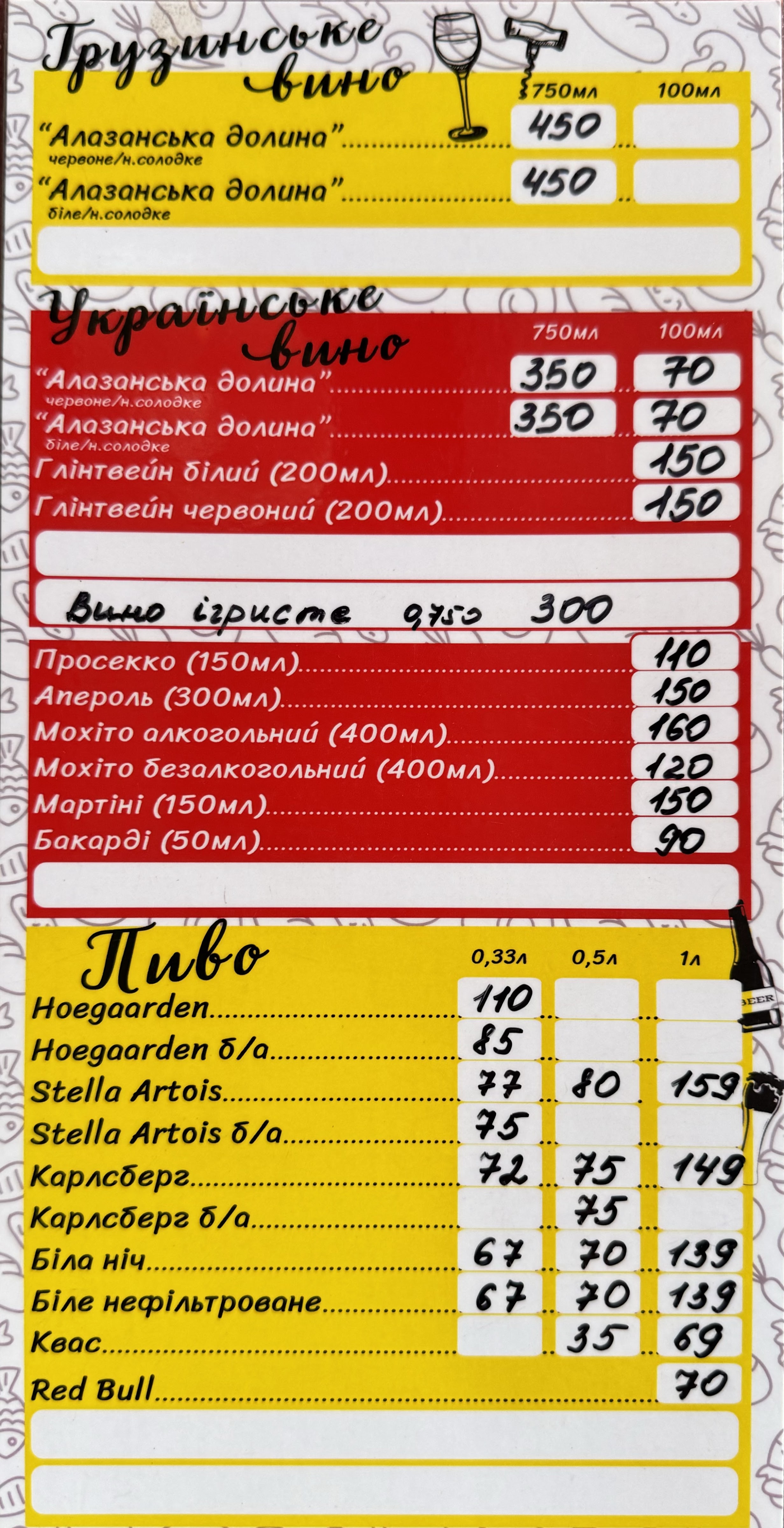 City Pizza menu 3