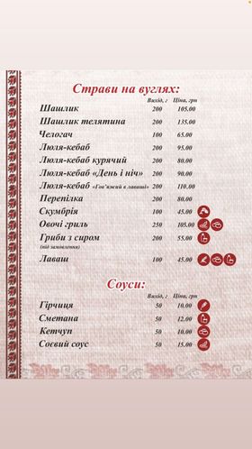 Корчма Майстерня Страв menu 3