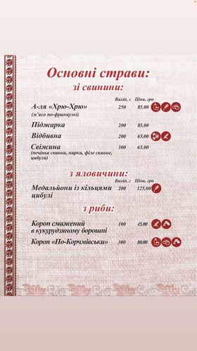 Корчма Майстерня Страв menu 7