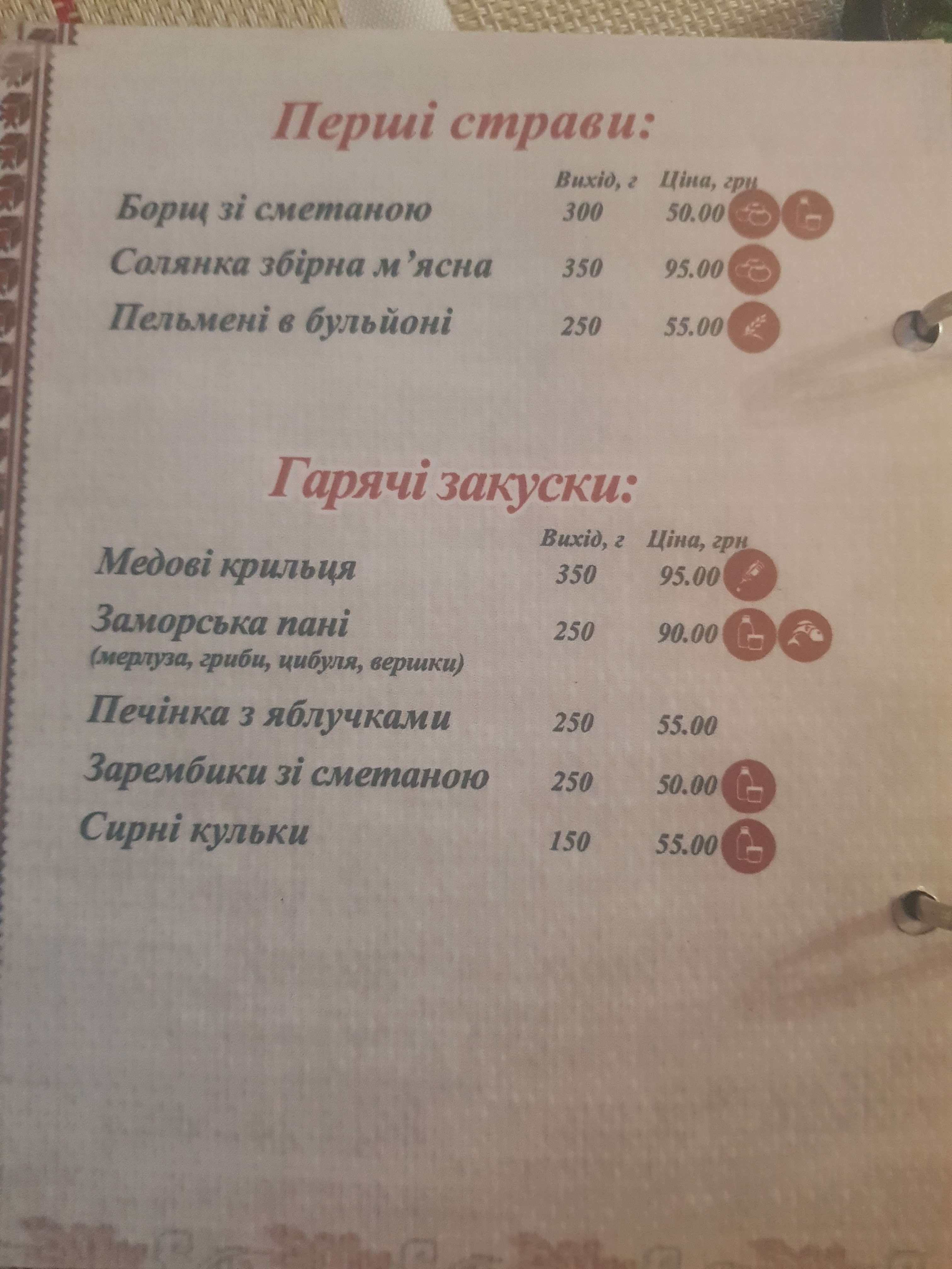 Корчма Майстерня Страв menu 12