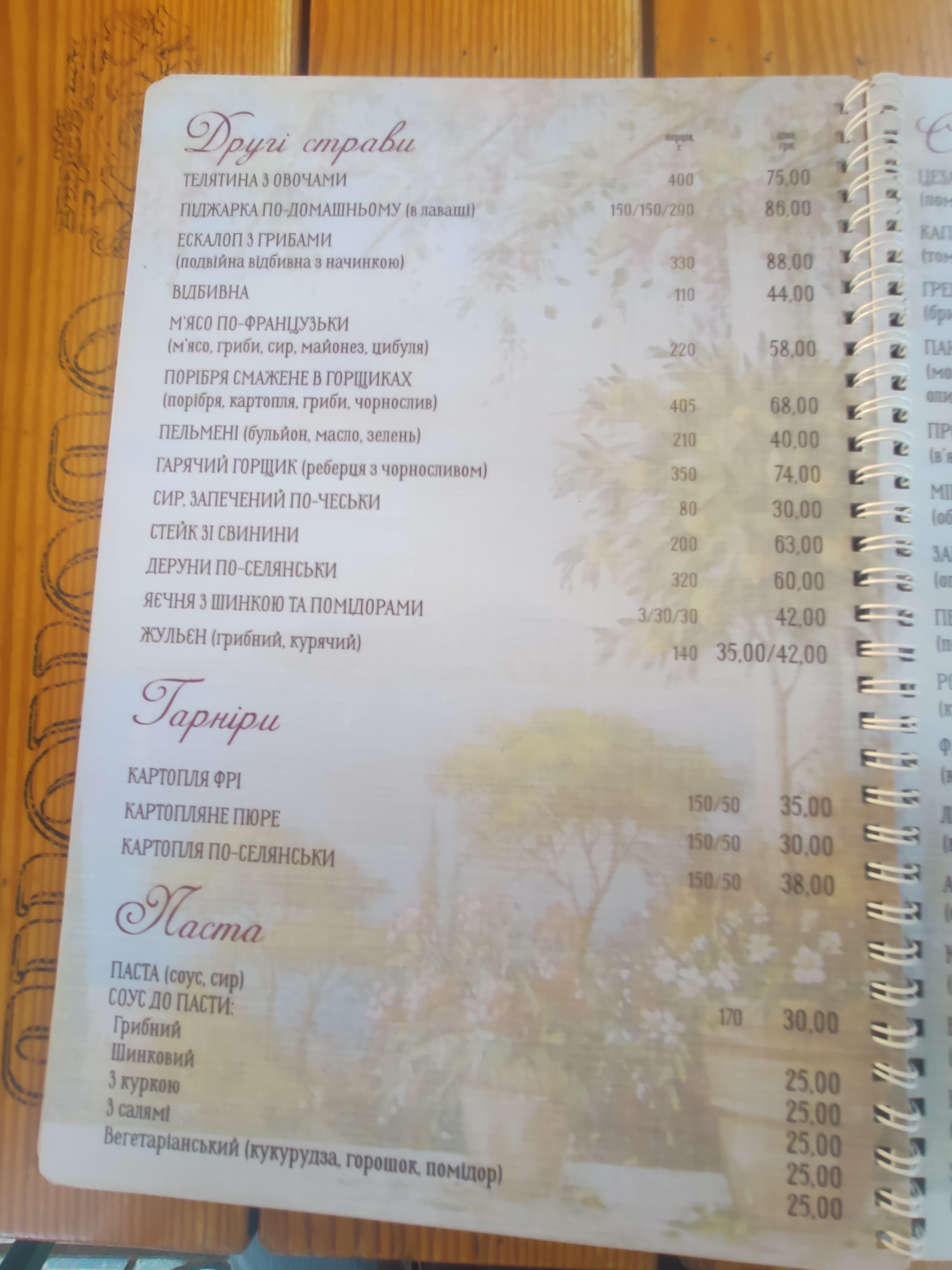 Pitseriya menu 5