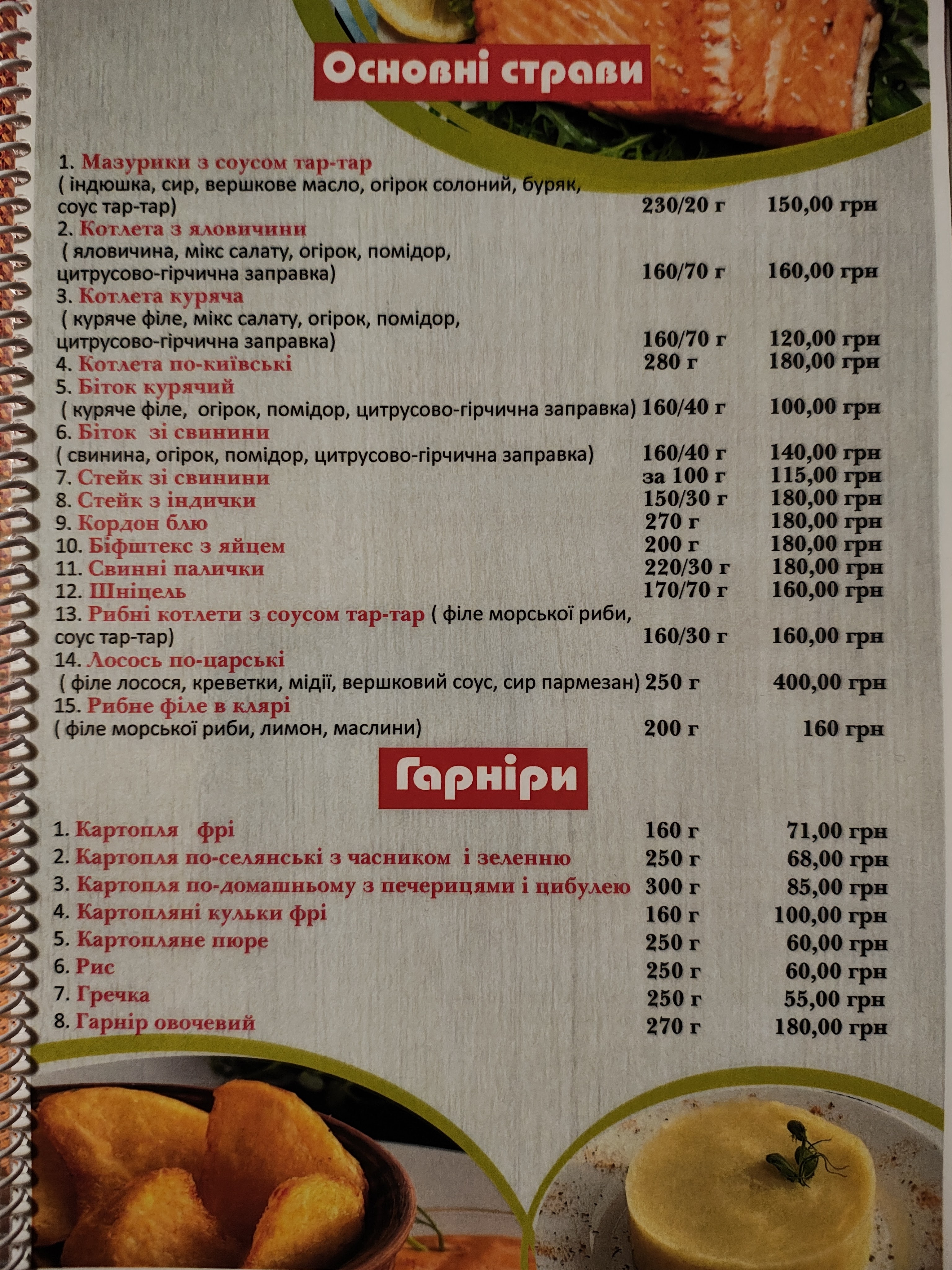 Hra Smakiv menu 5