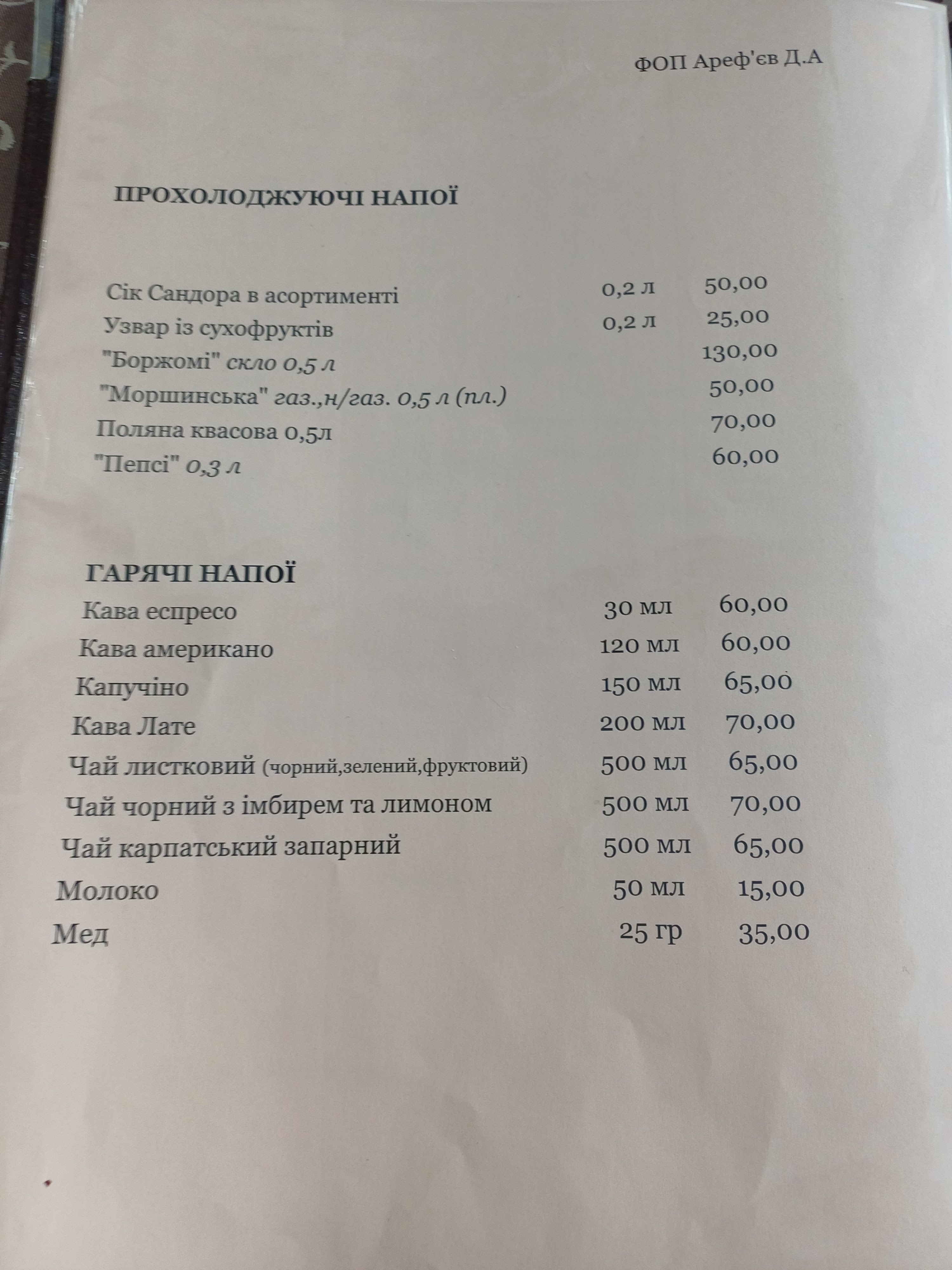 Maksym menu 6