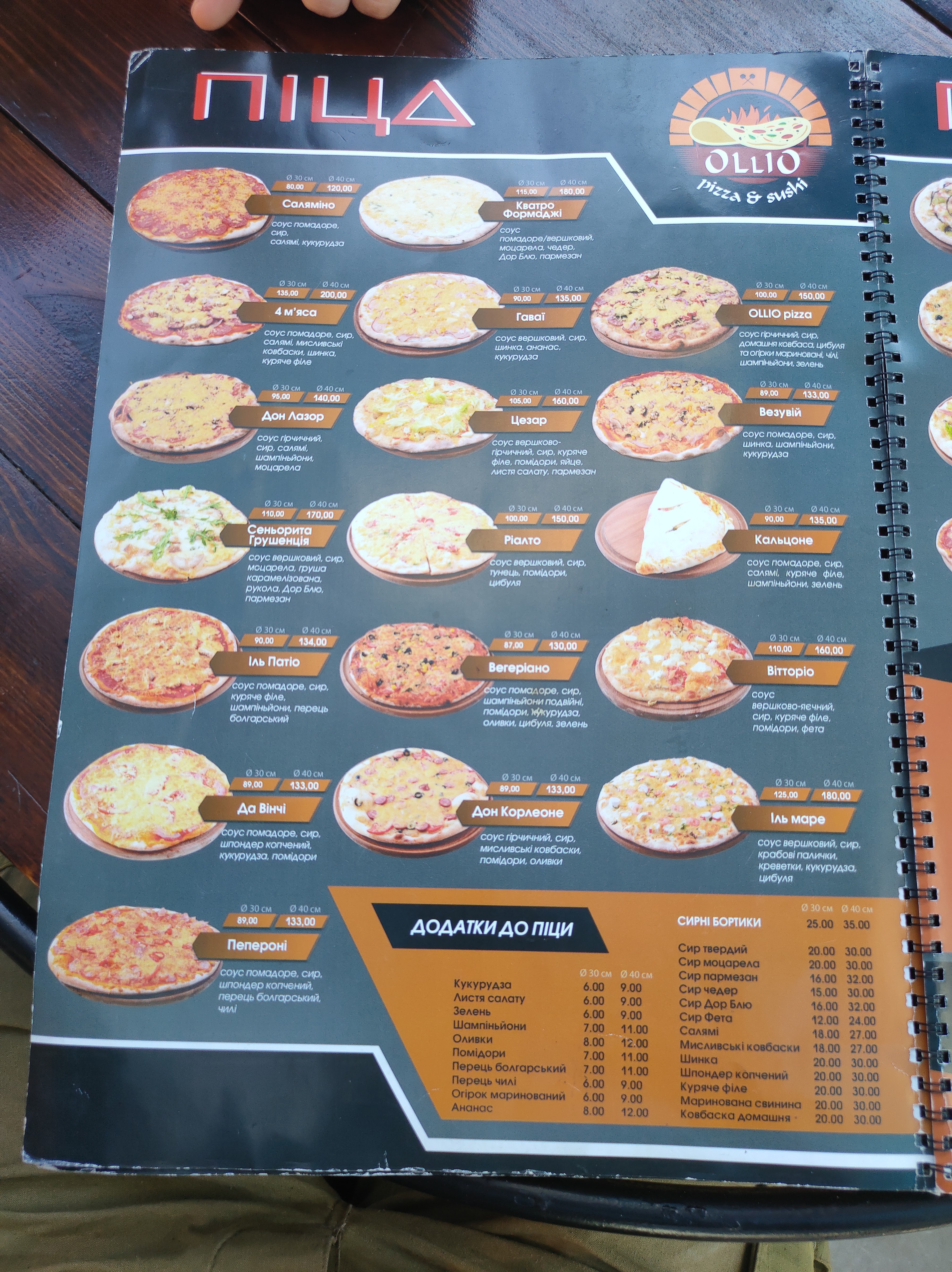 Pizzeria.ollio menu 12