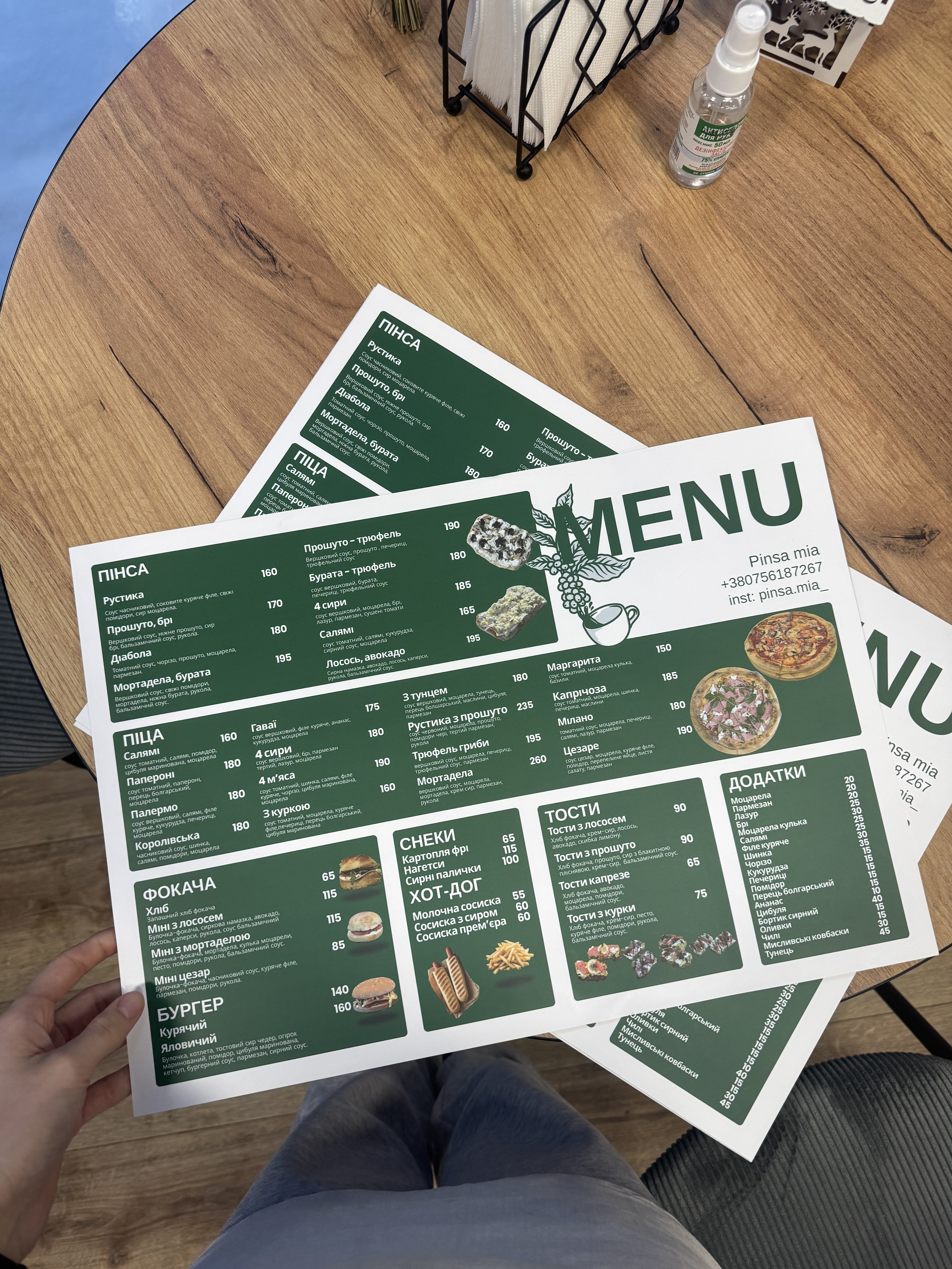 Pinsa Mia menu 6
