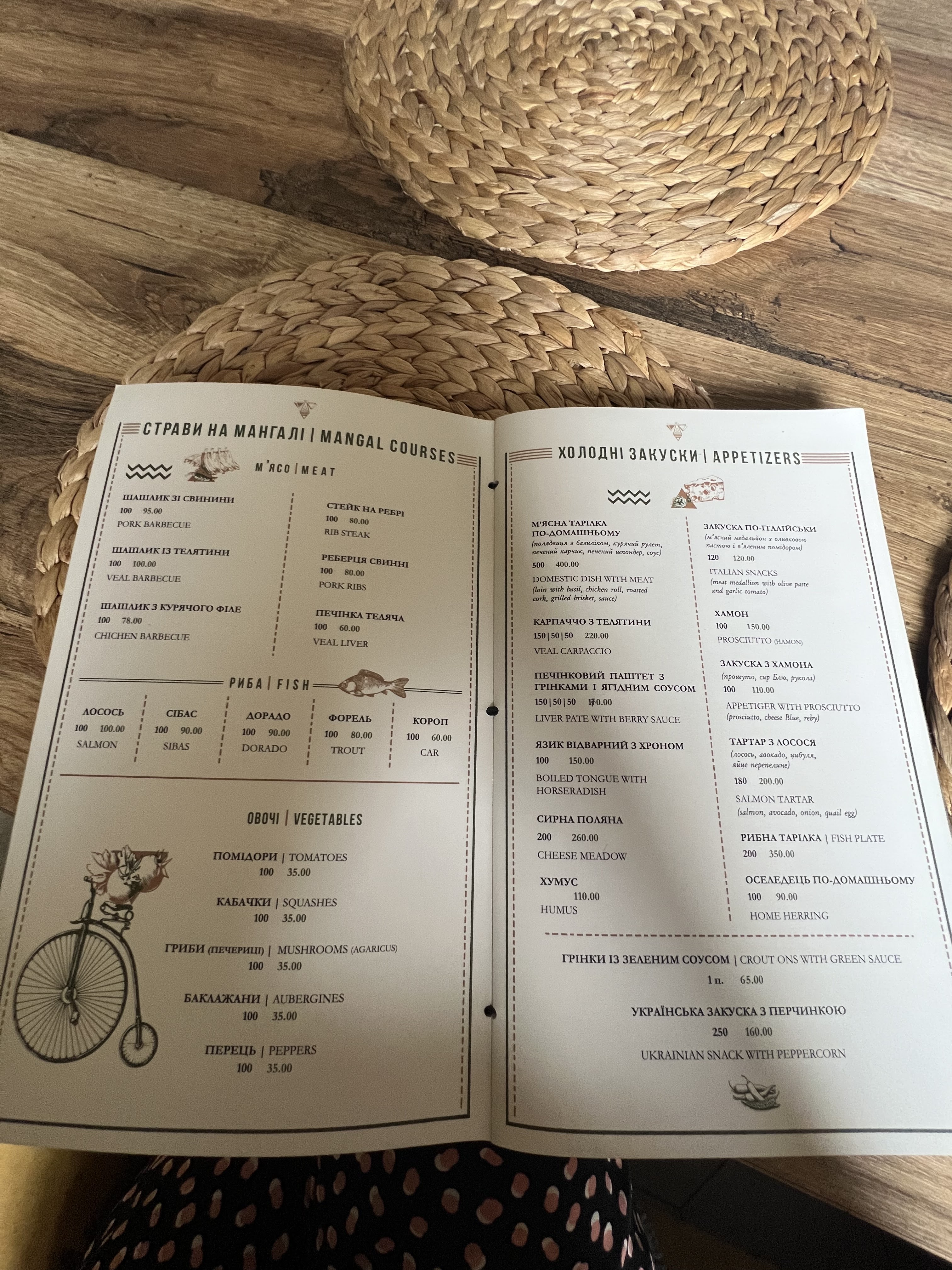 Vulyk menu 5