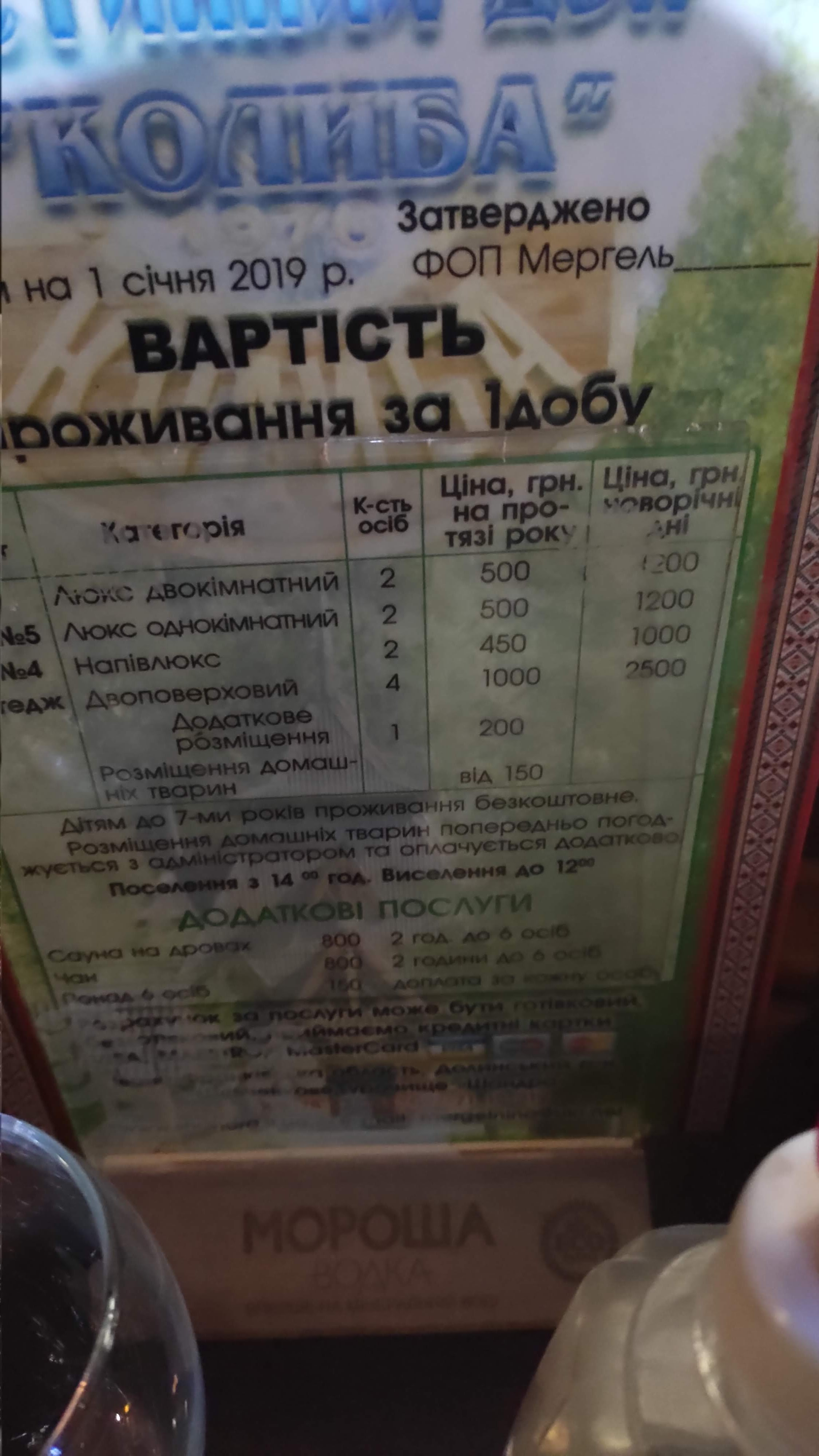 Колиба "Гостинний двір" menu 3