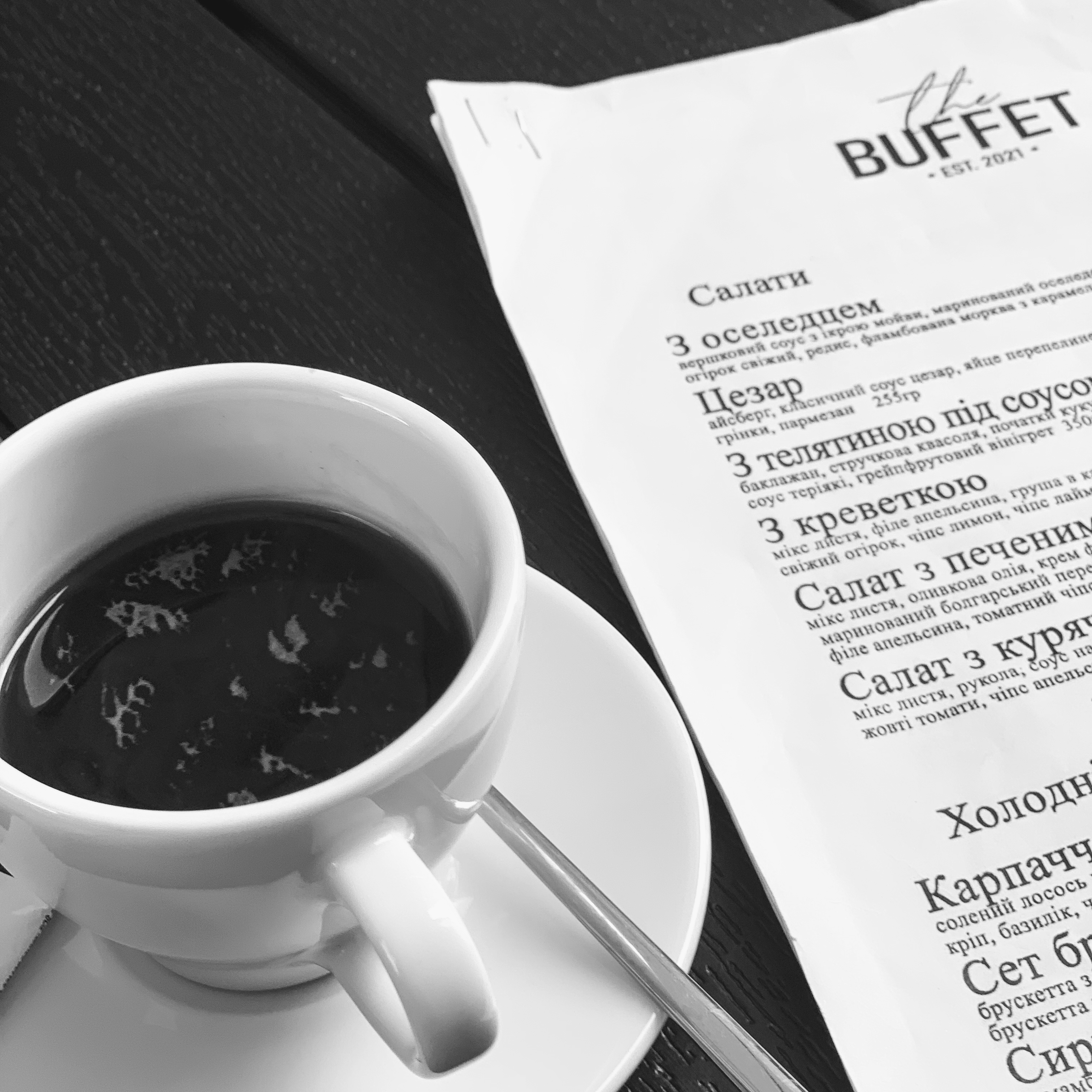 Buffet menu 6