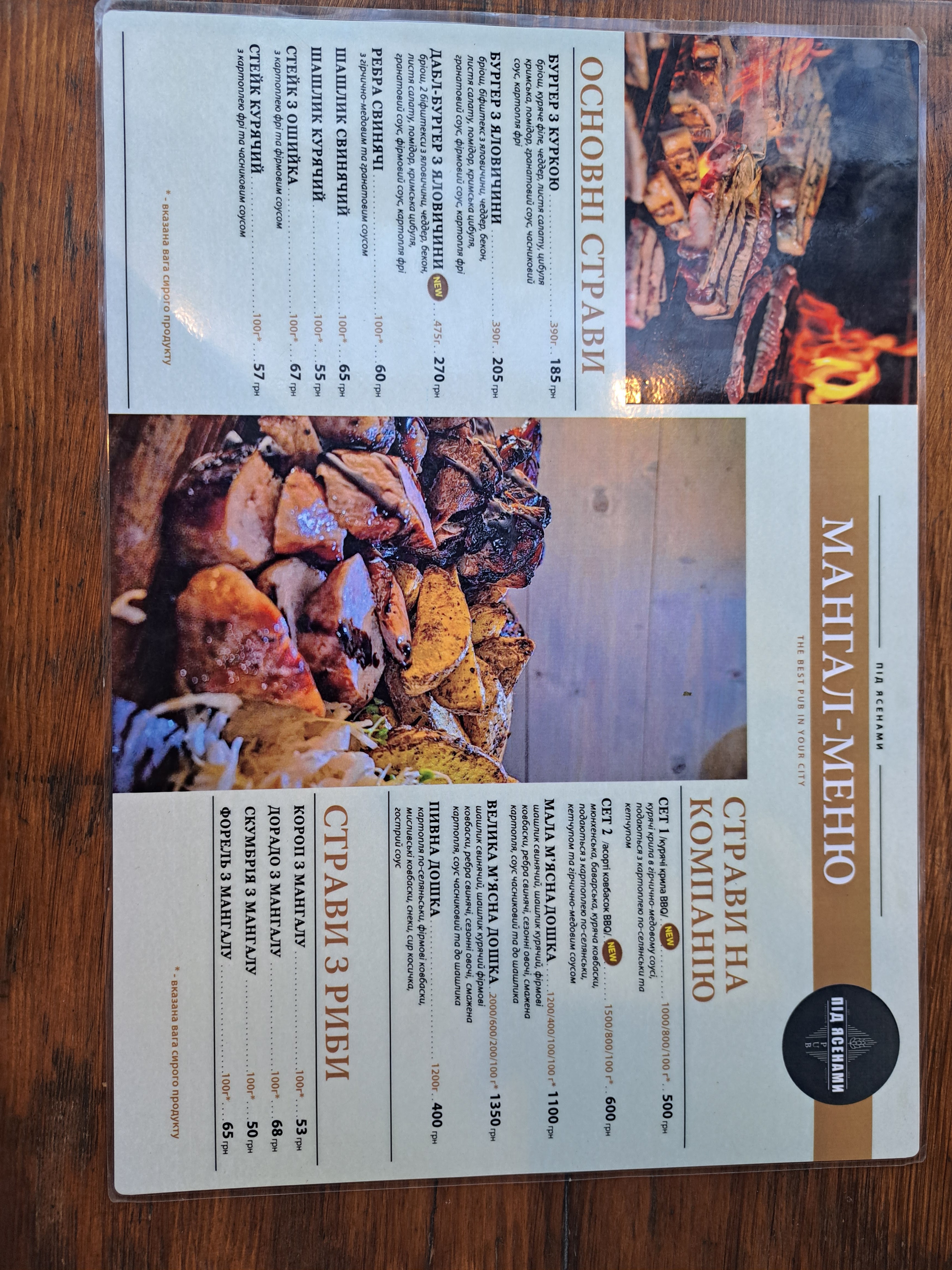 Pid Yasenamy menu 4