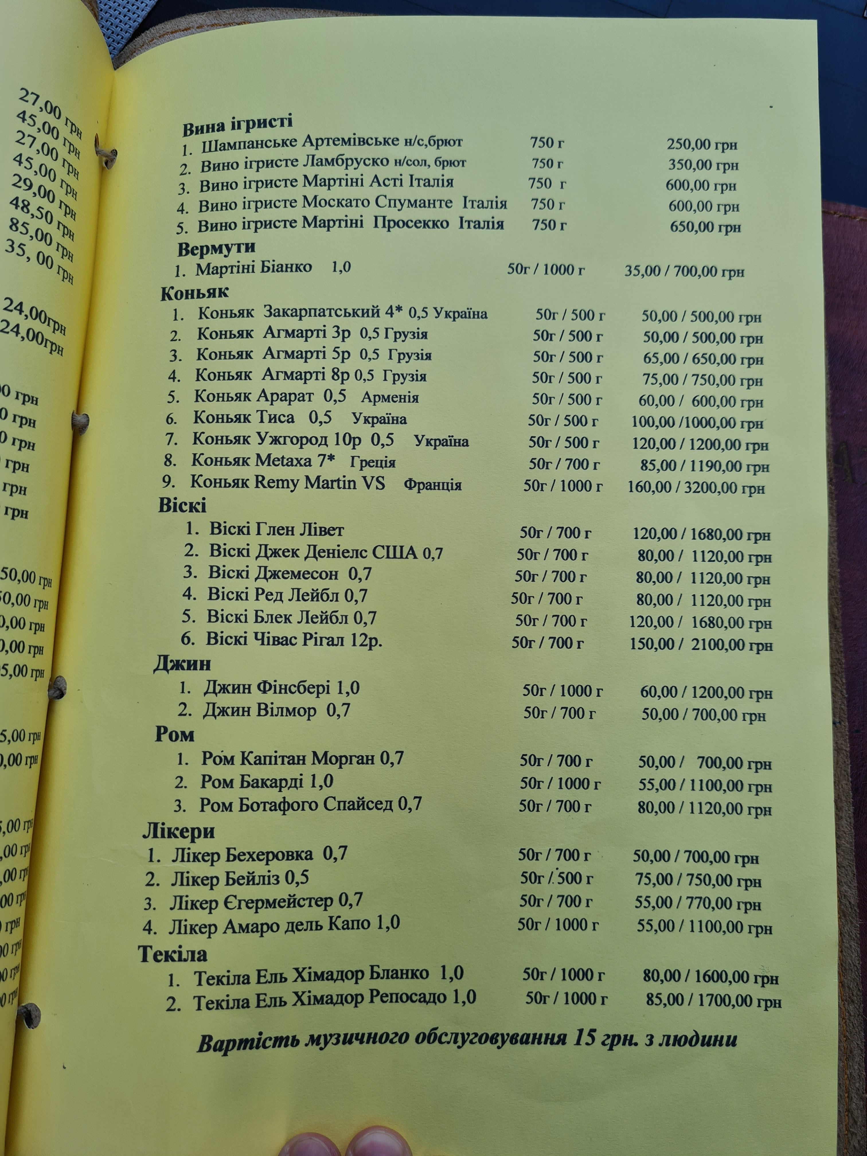 Restoran-Muzey Gendelʹ-Plyats menu 8