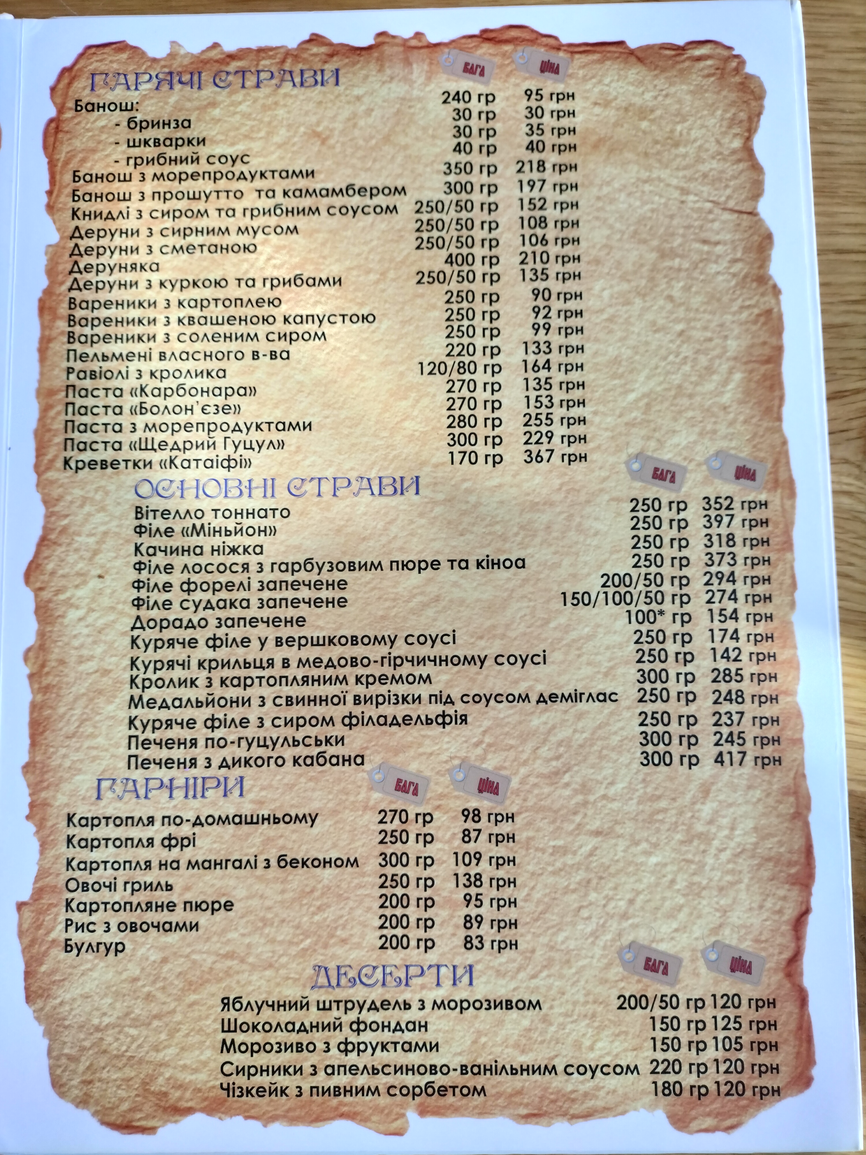 Na Horyzonti menu 5