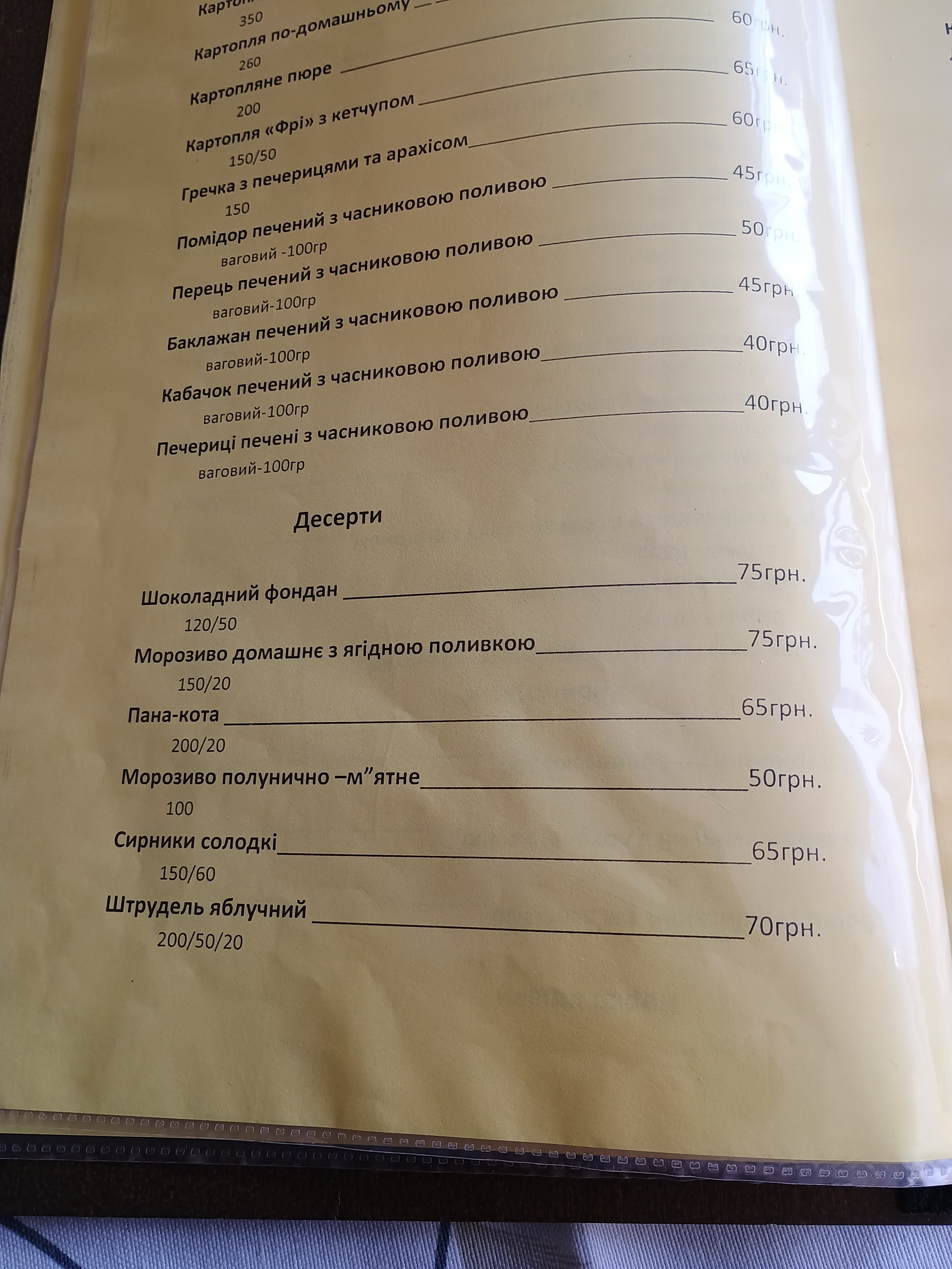 Stara Brovarnia menu 7