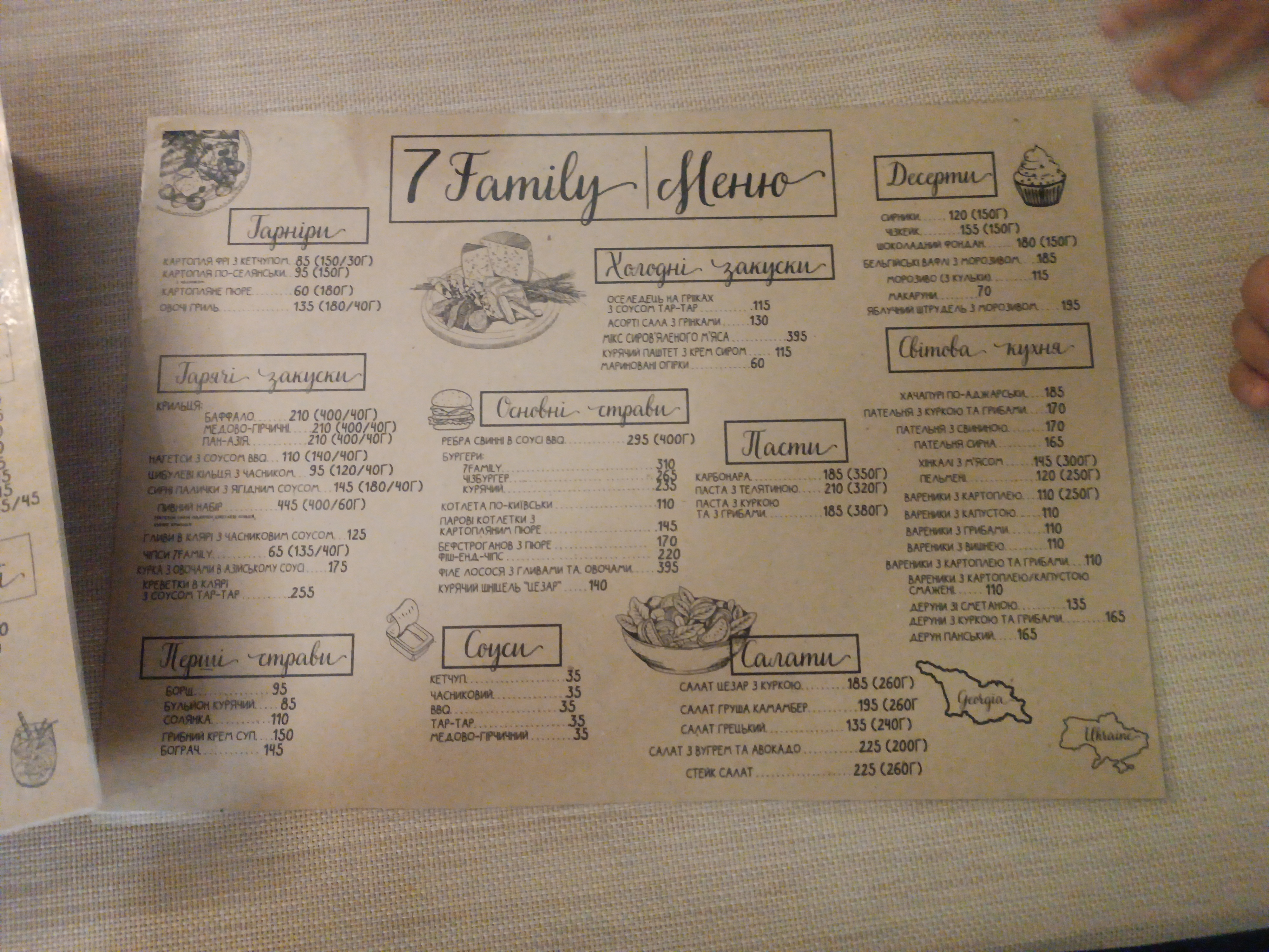 7 Family menu 1