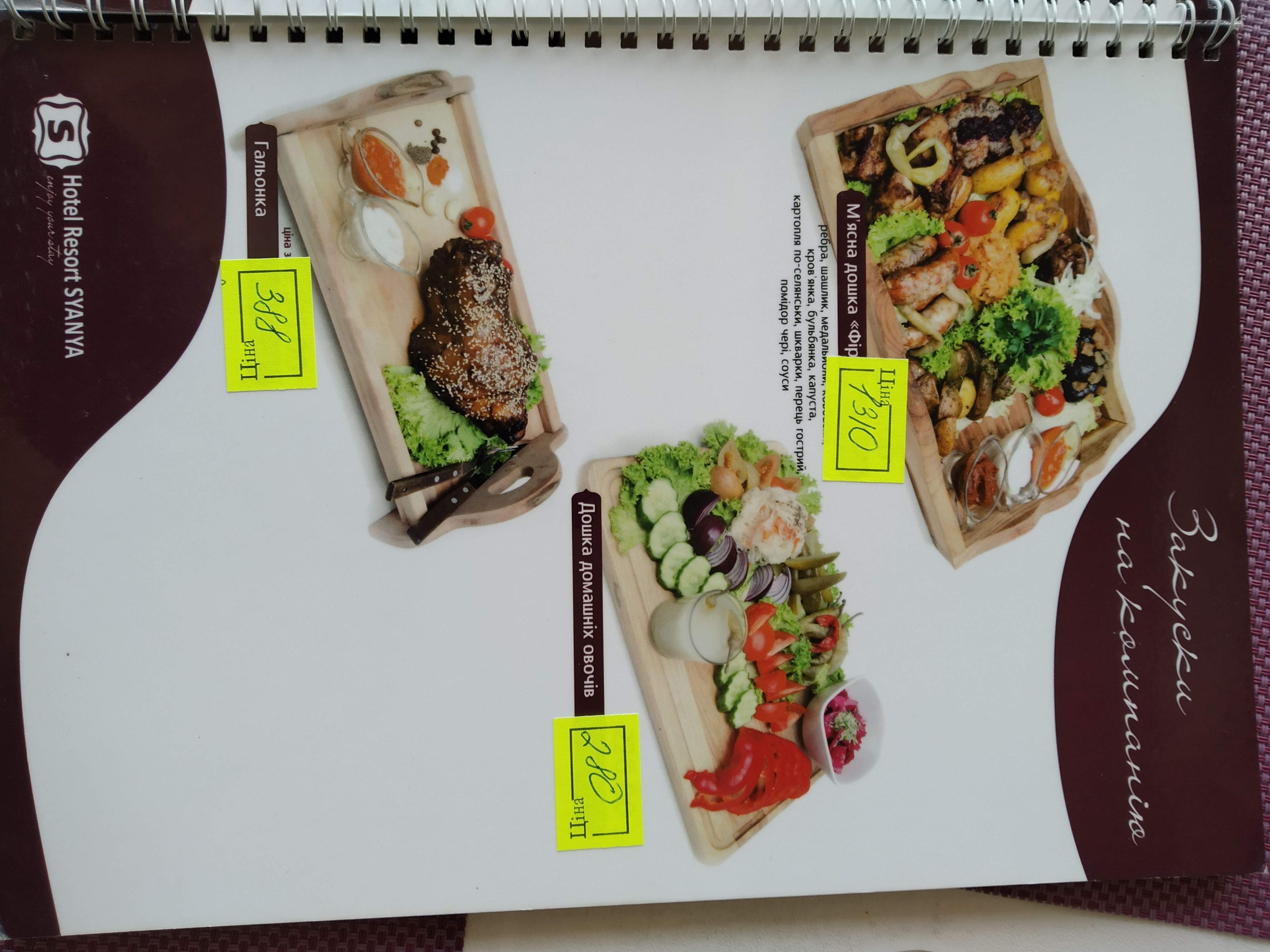 Syanya menu 6