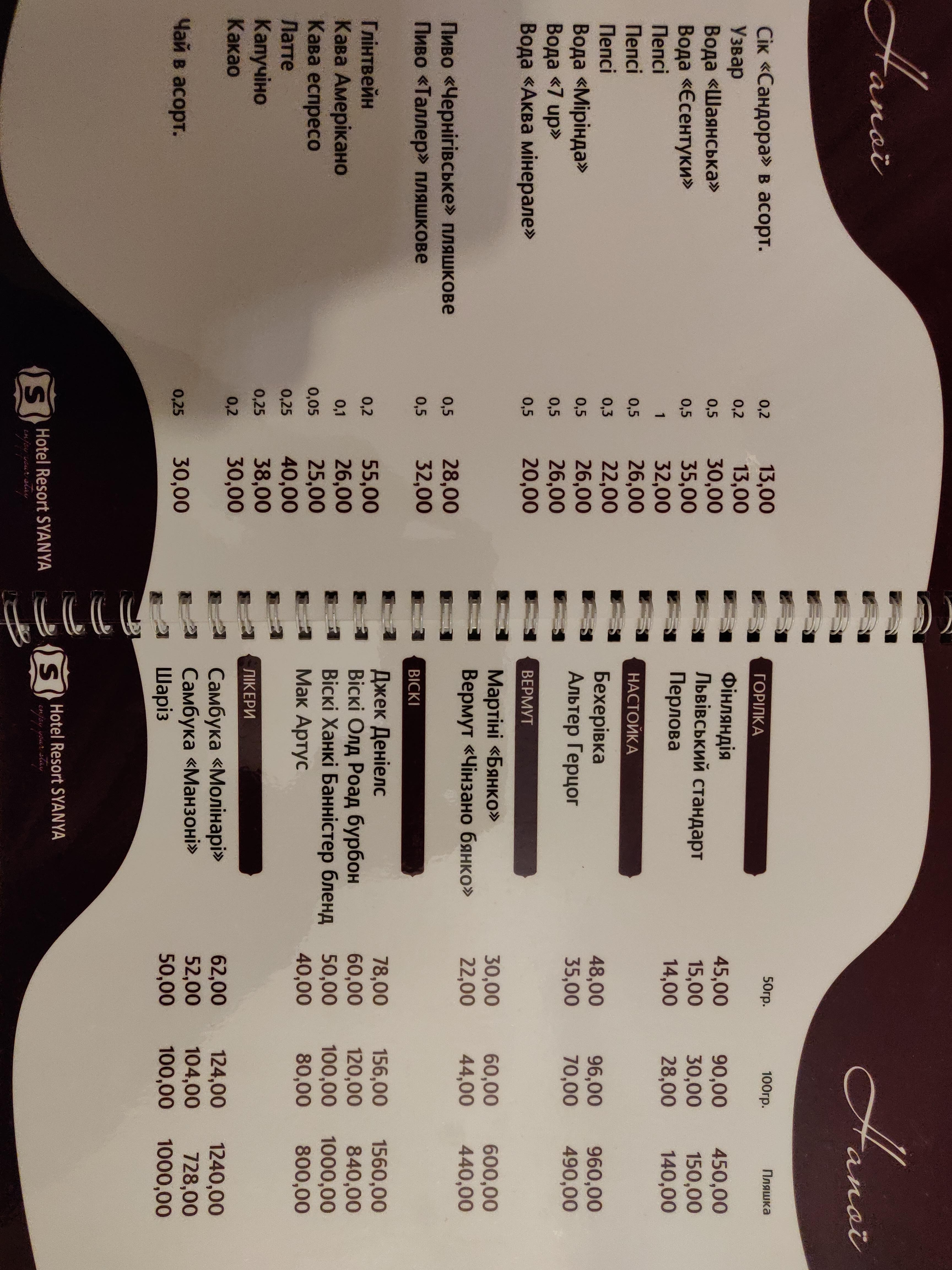 Syanya menu 10