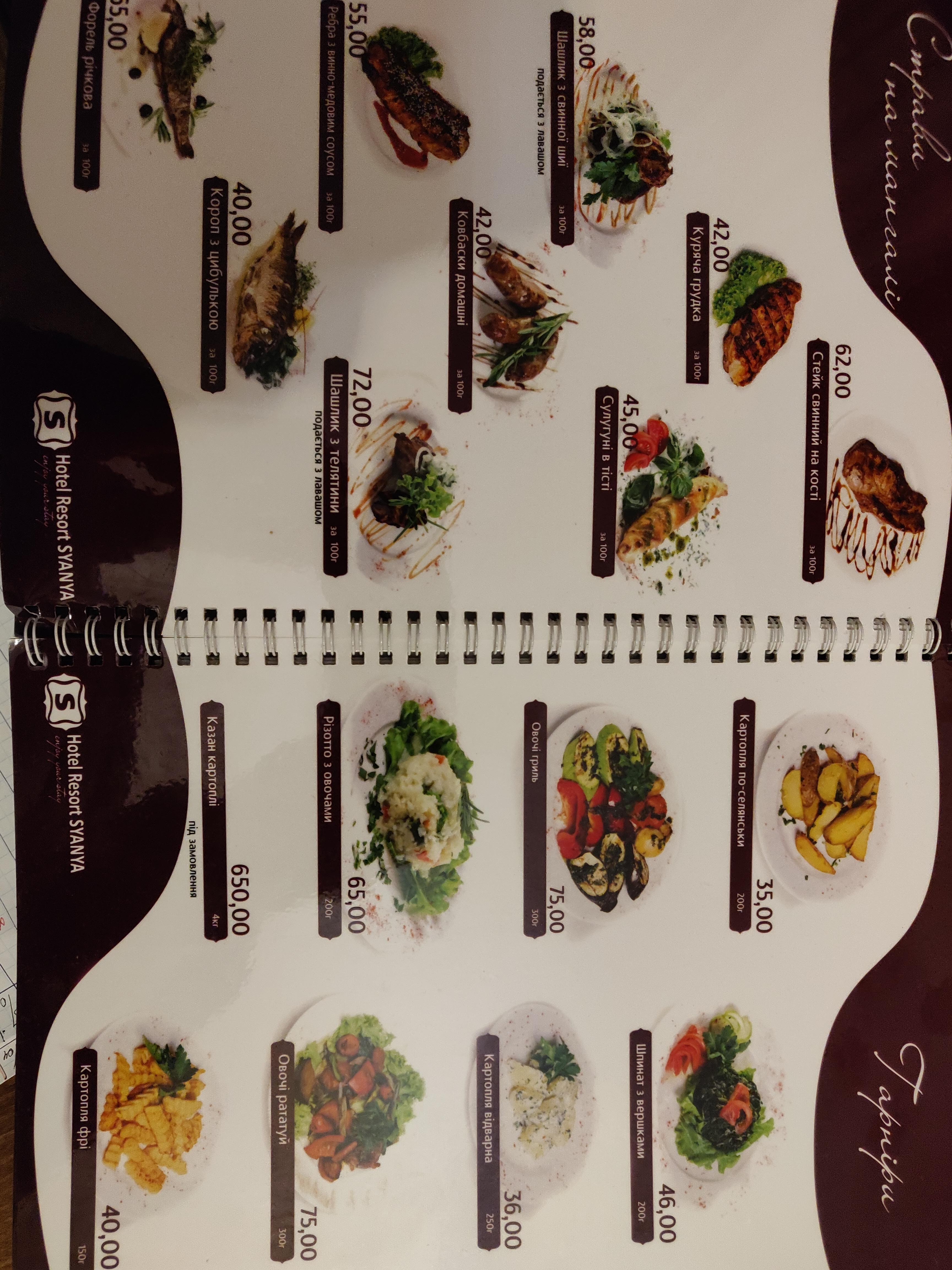Syanya menu 11