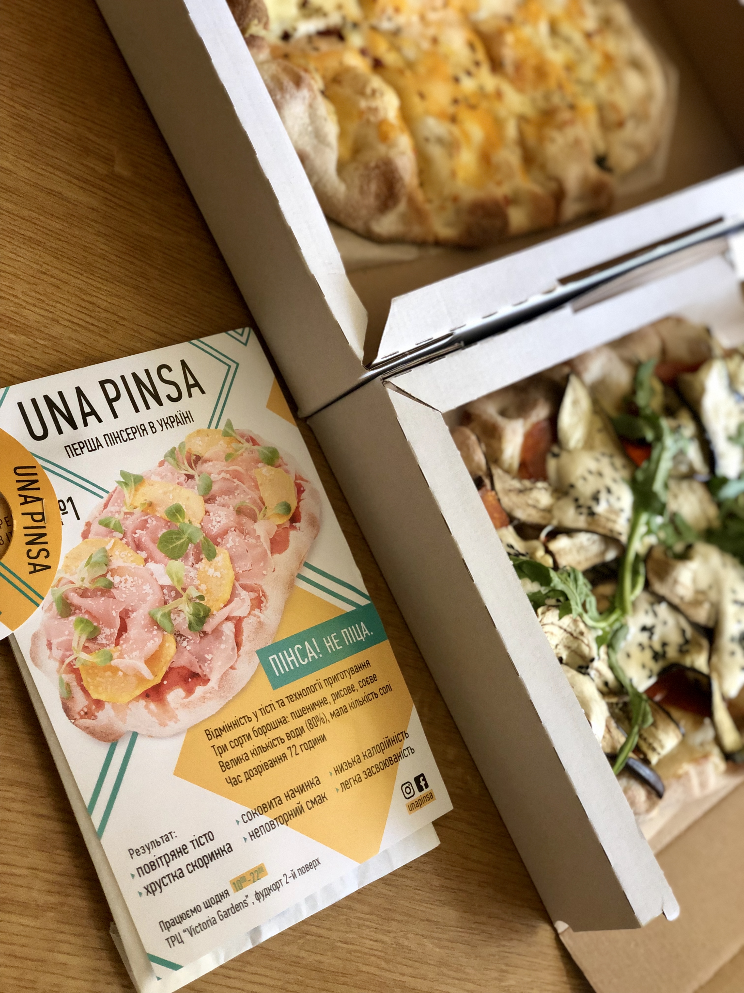UNA PINSA menu 7