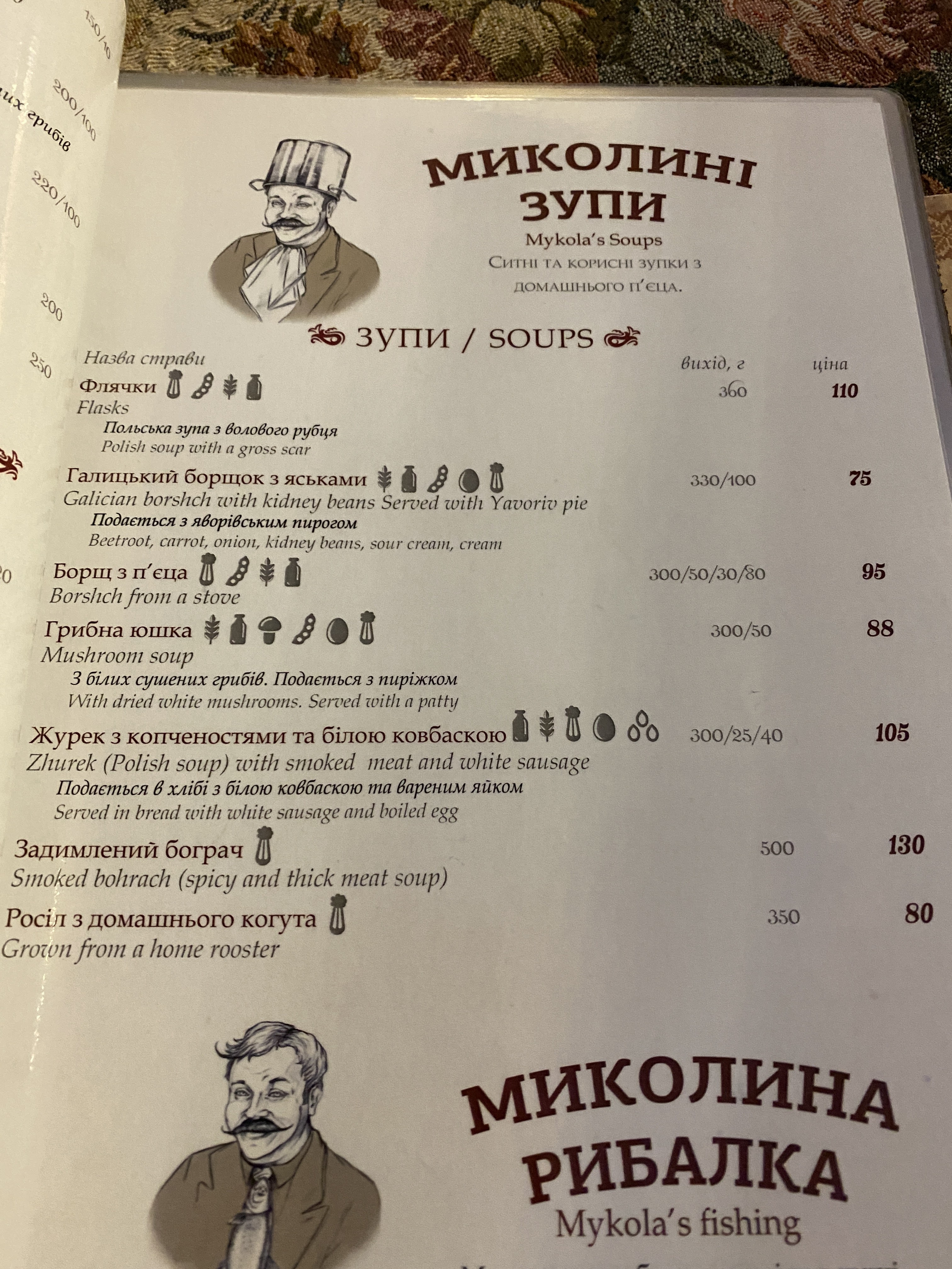 Голодний Микола menu 8