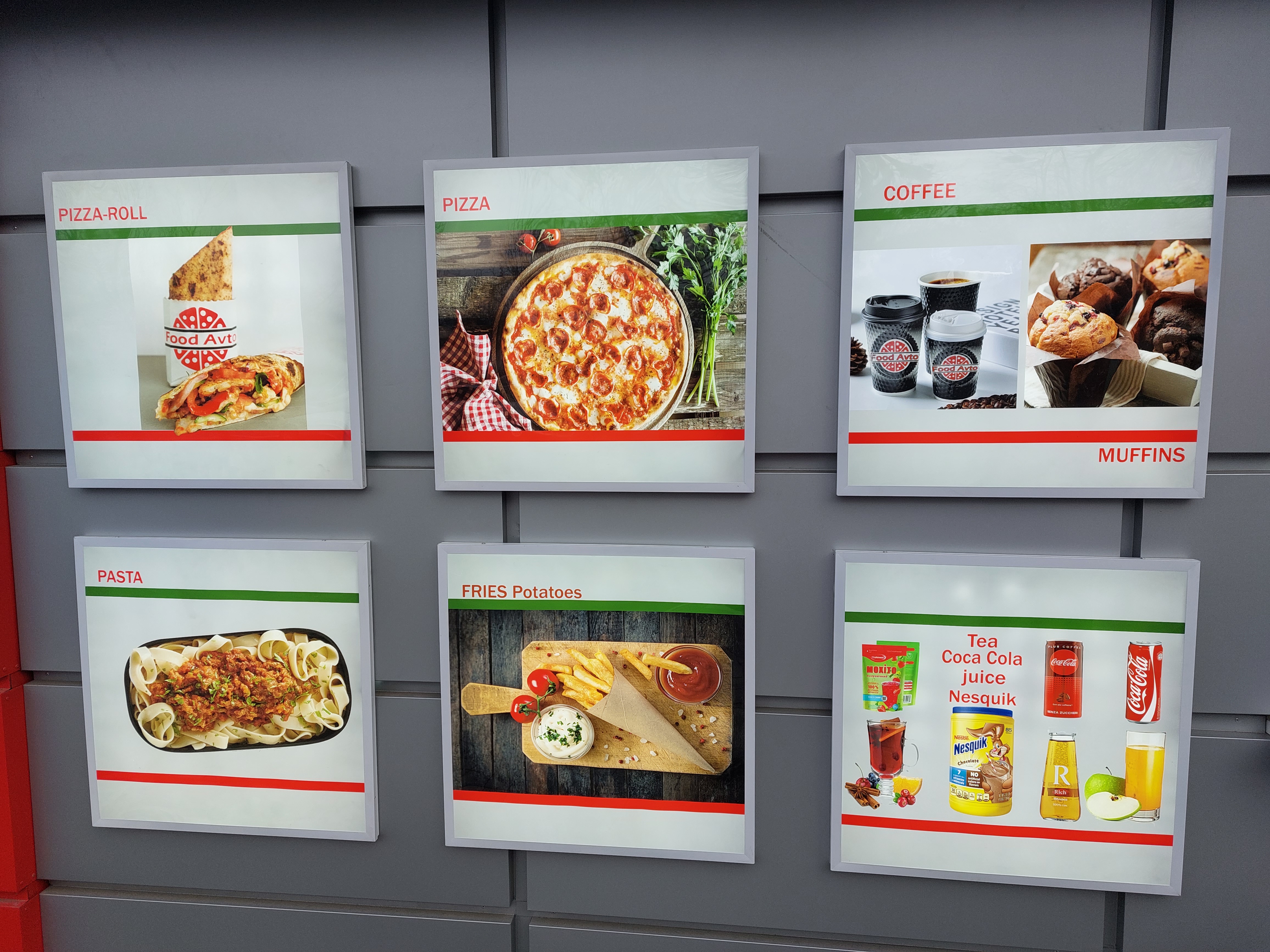 Food Avto menu 1