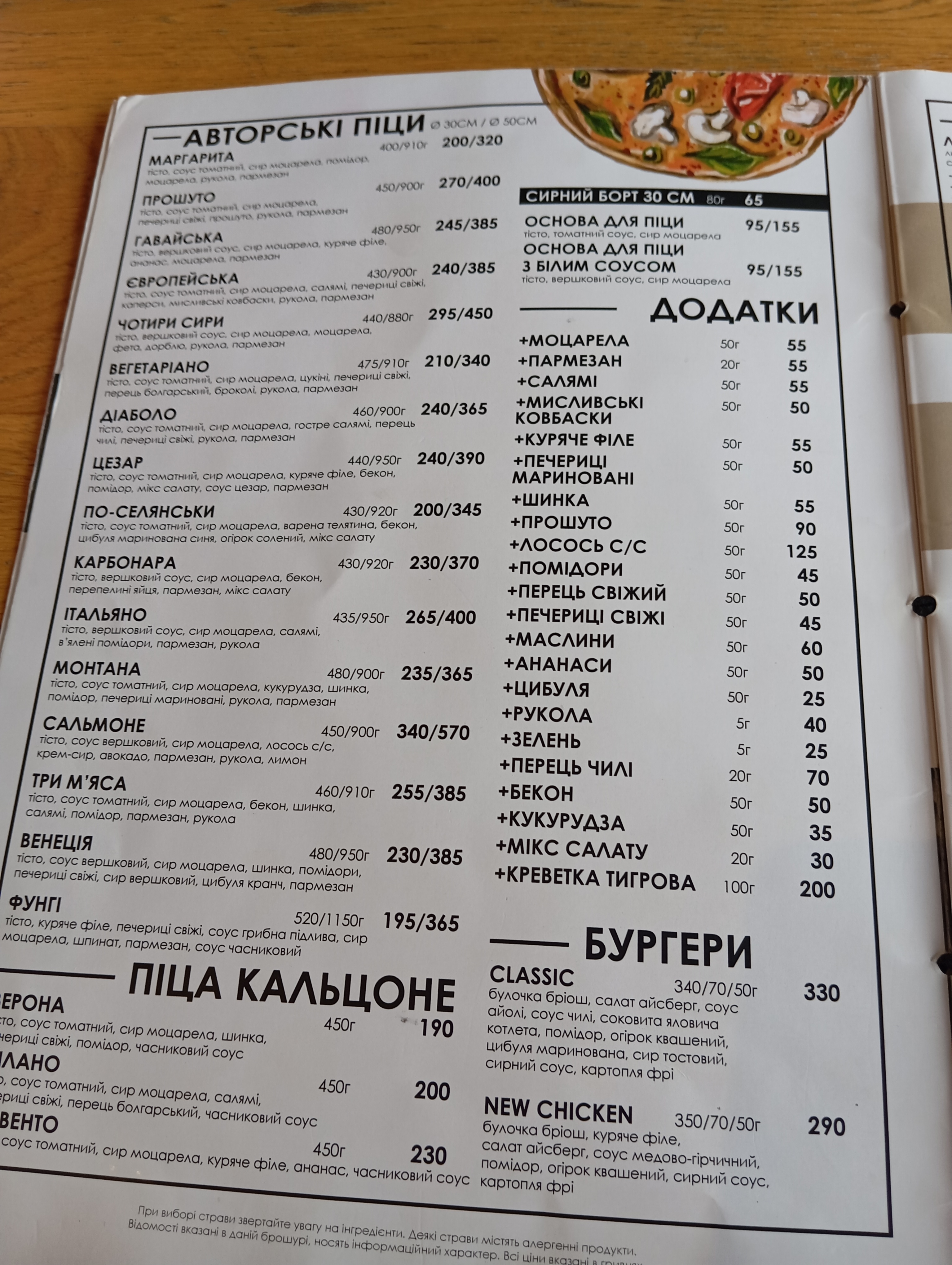 New York Street Pizza menu 11