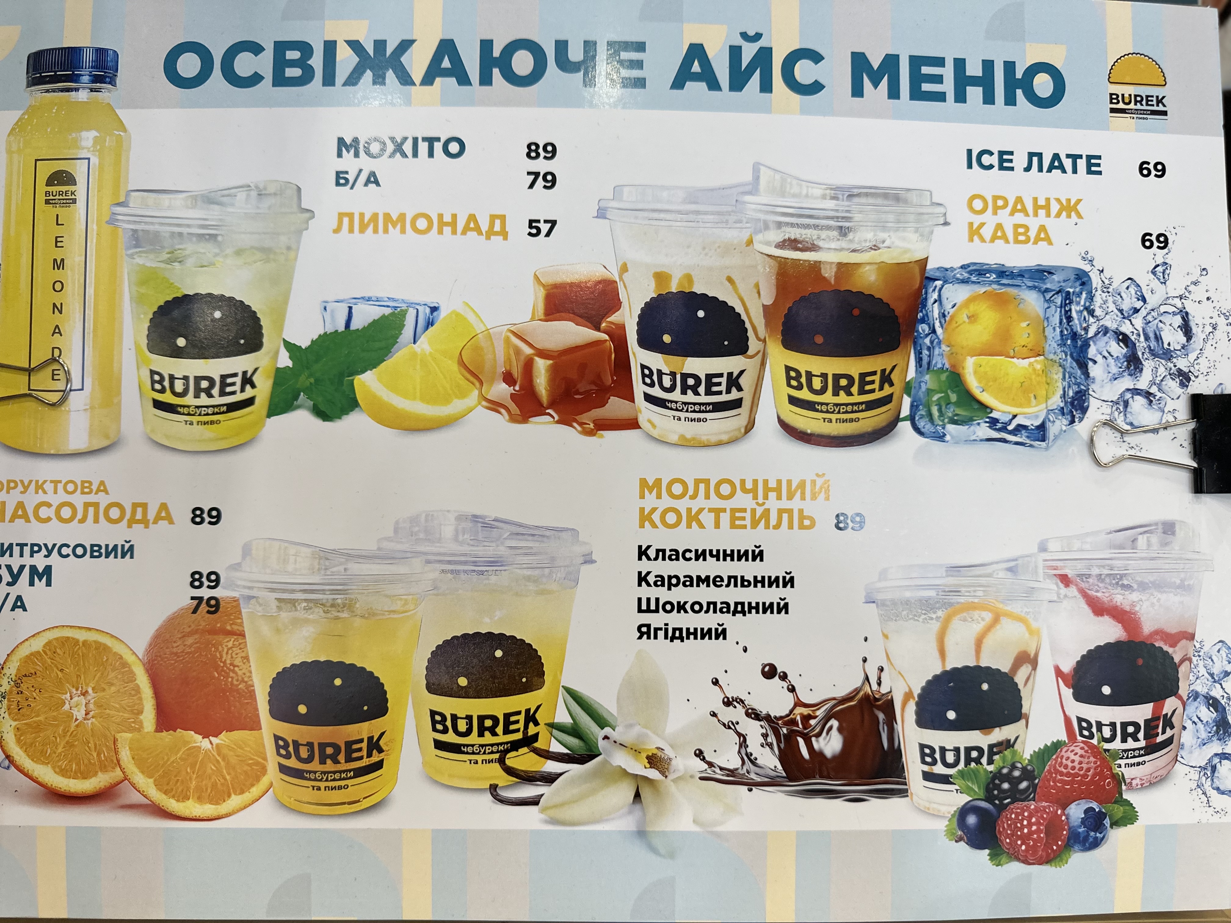 BUREK - Chebureks and Beer menu 11