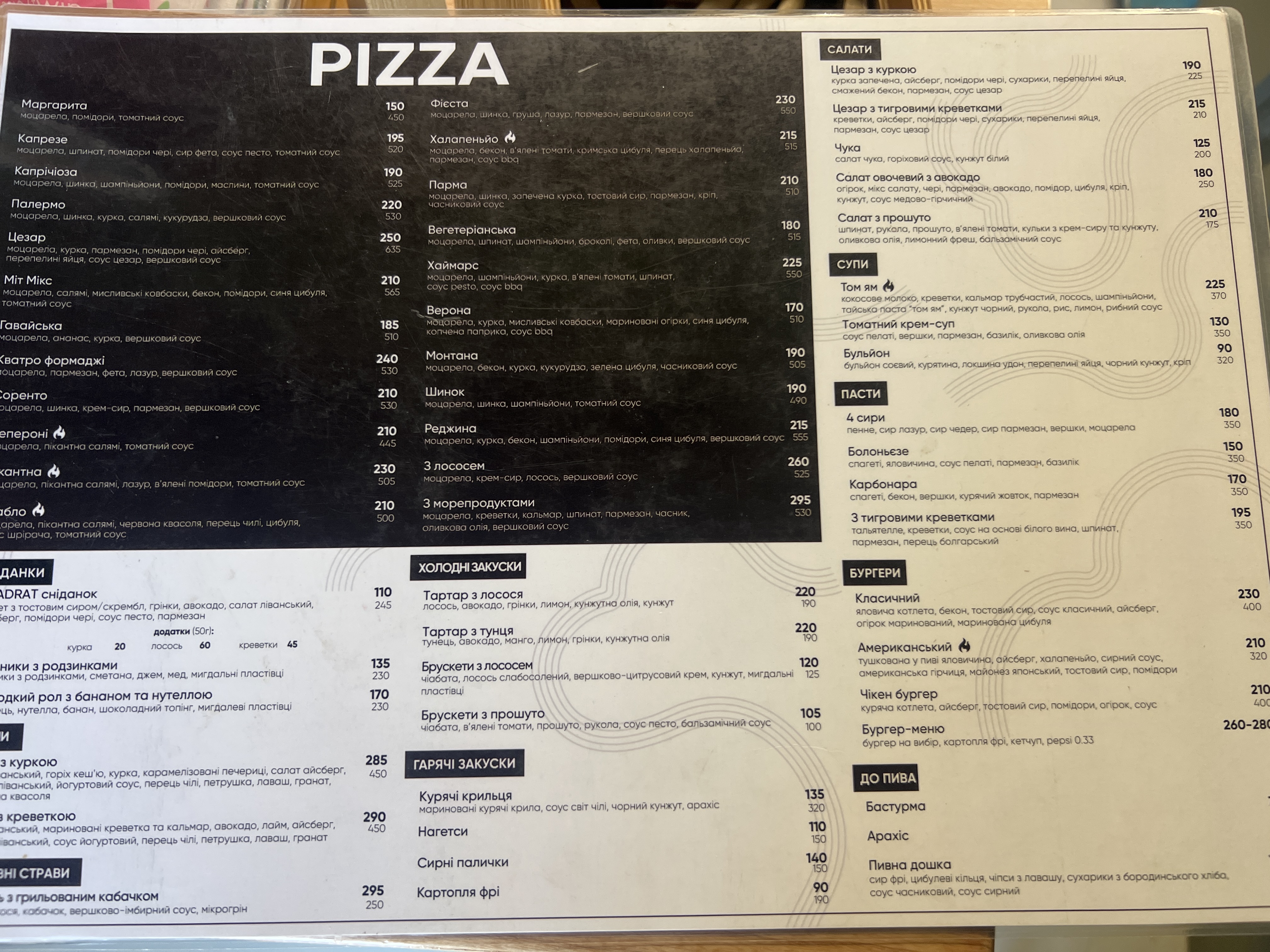 Kvadrat Sushi&Pizza menu 4