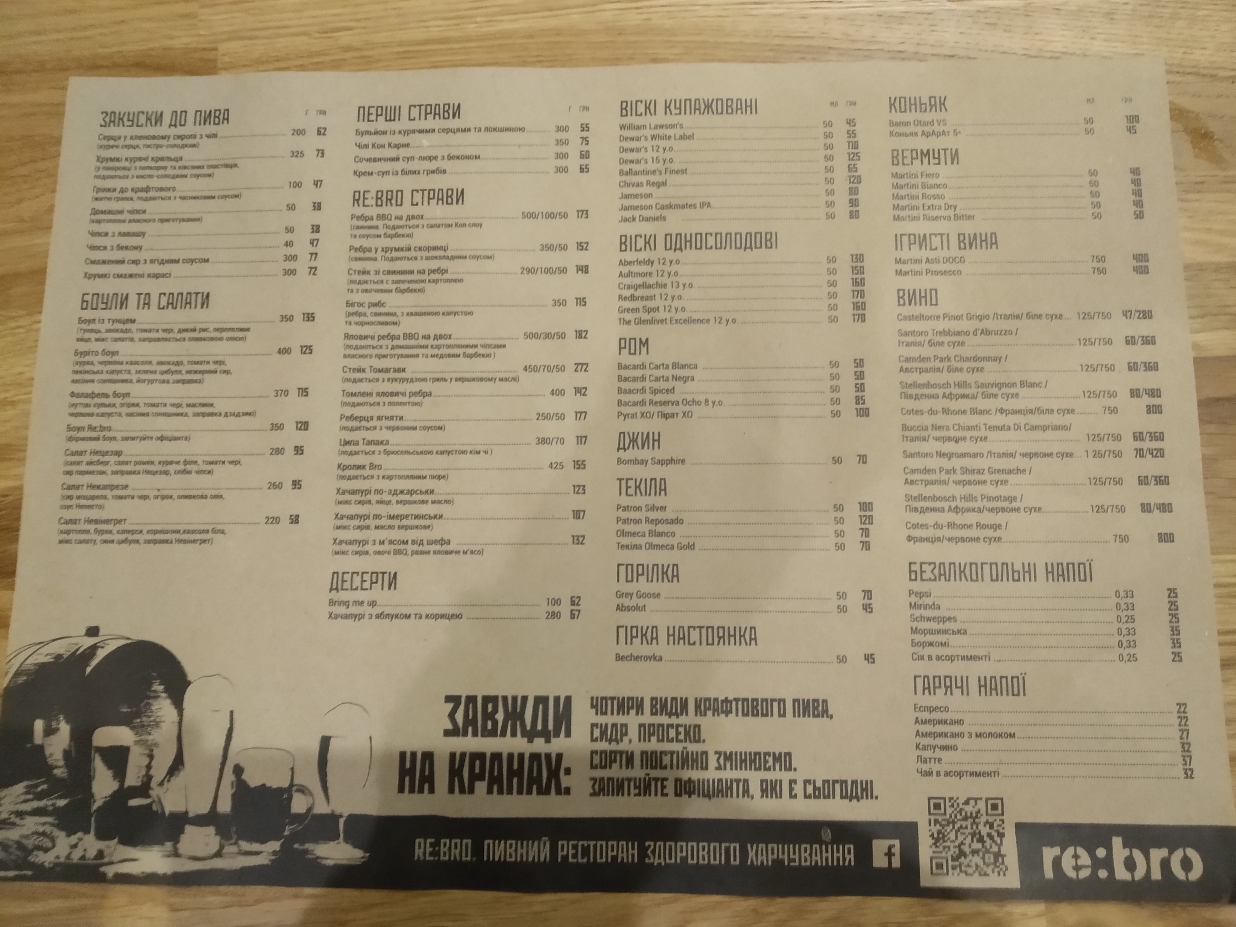 re:bro menu 9