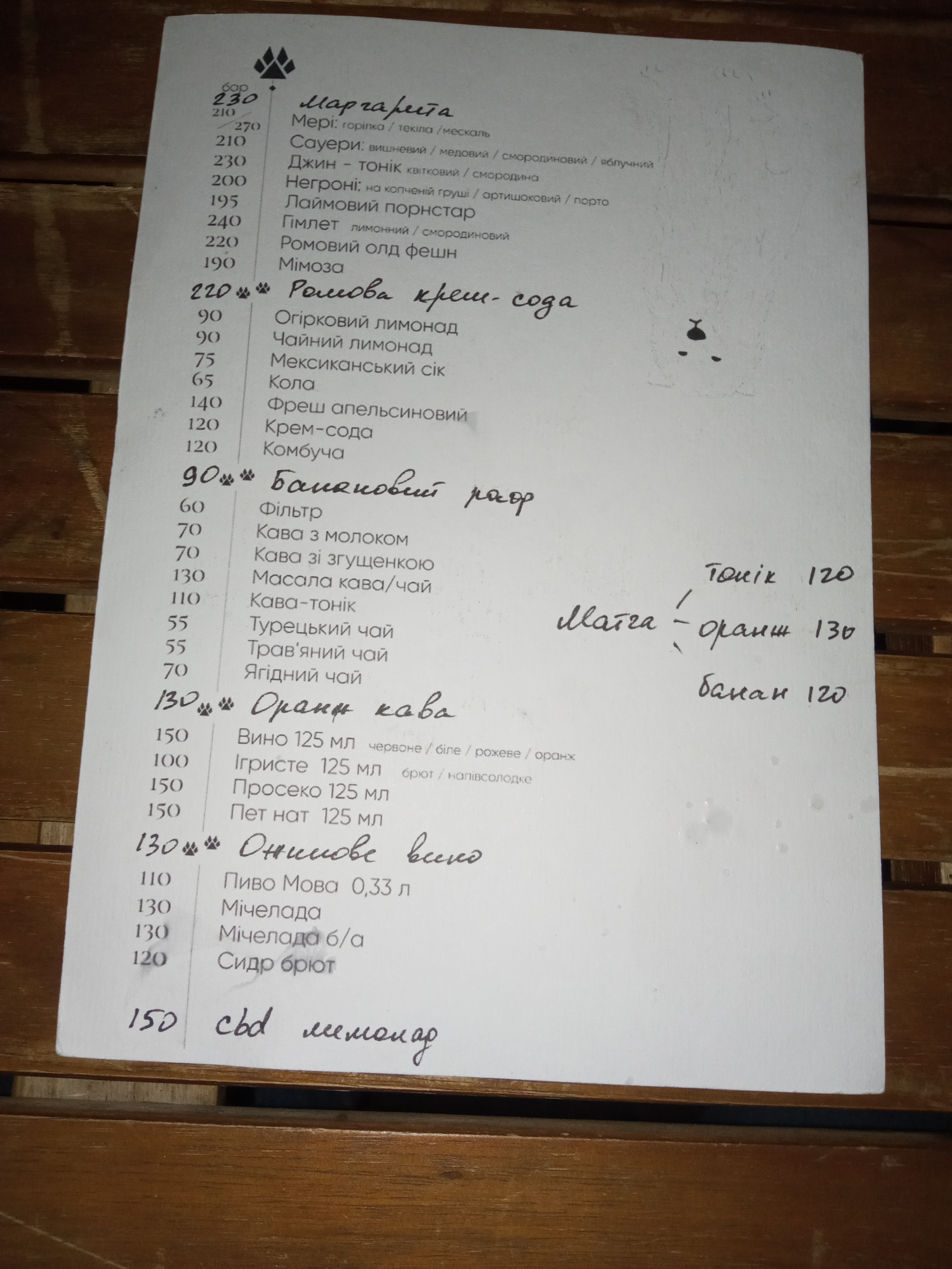 Bilyy Shum menu 3