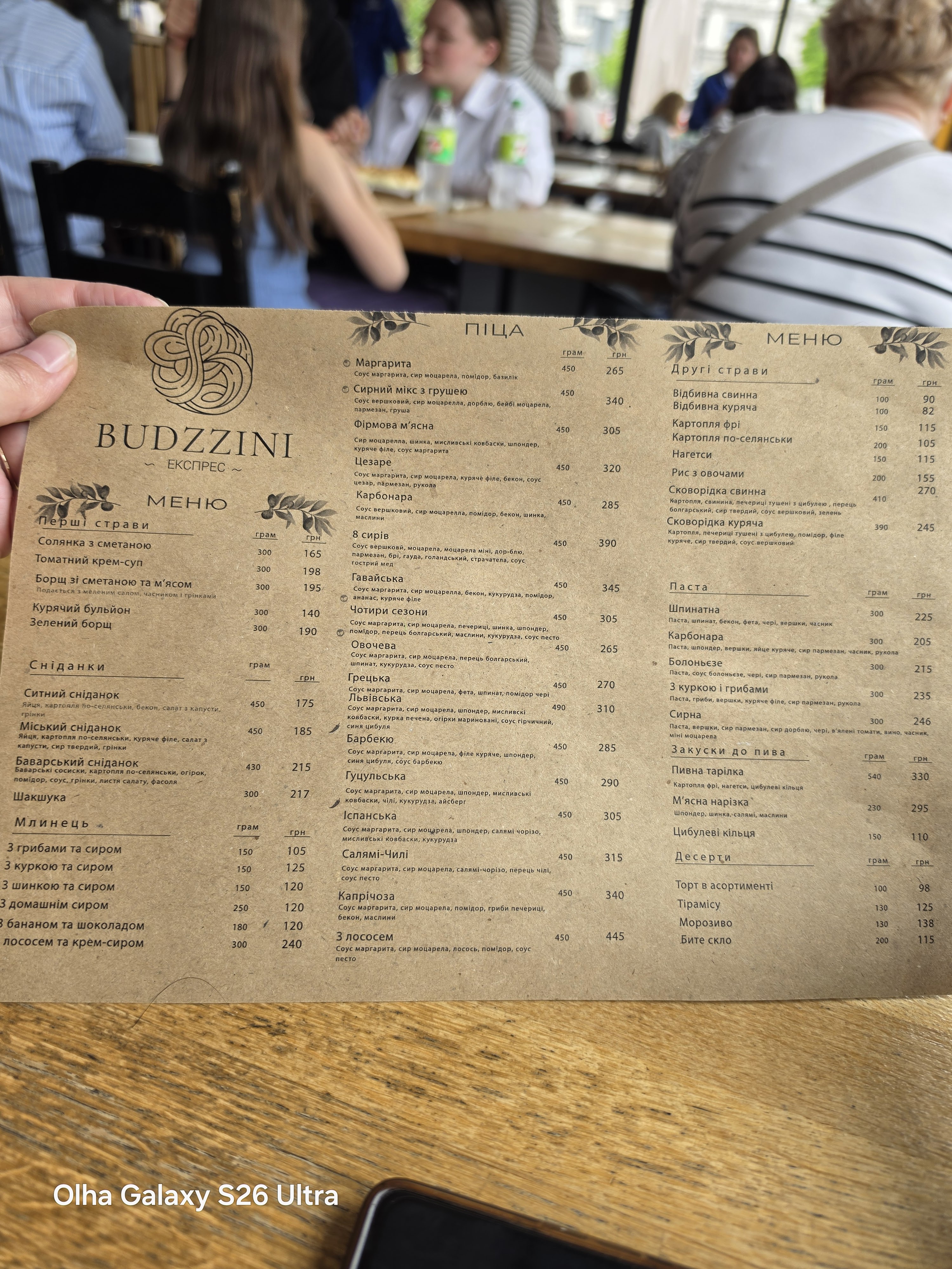 Газдагруп menu 8