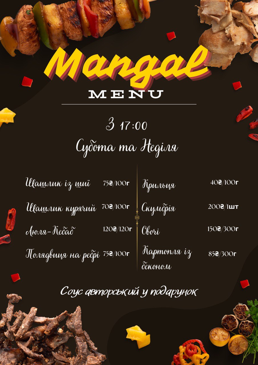 Pizza for you menu 3