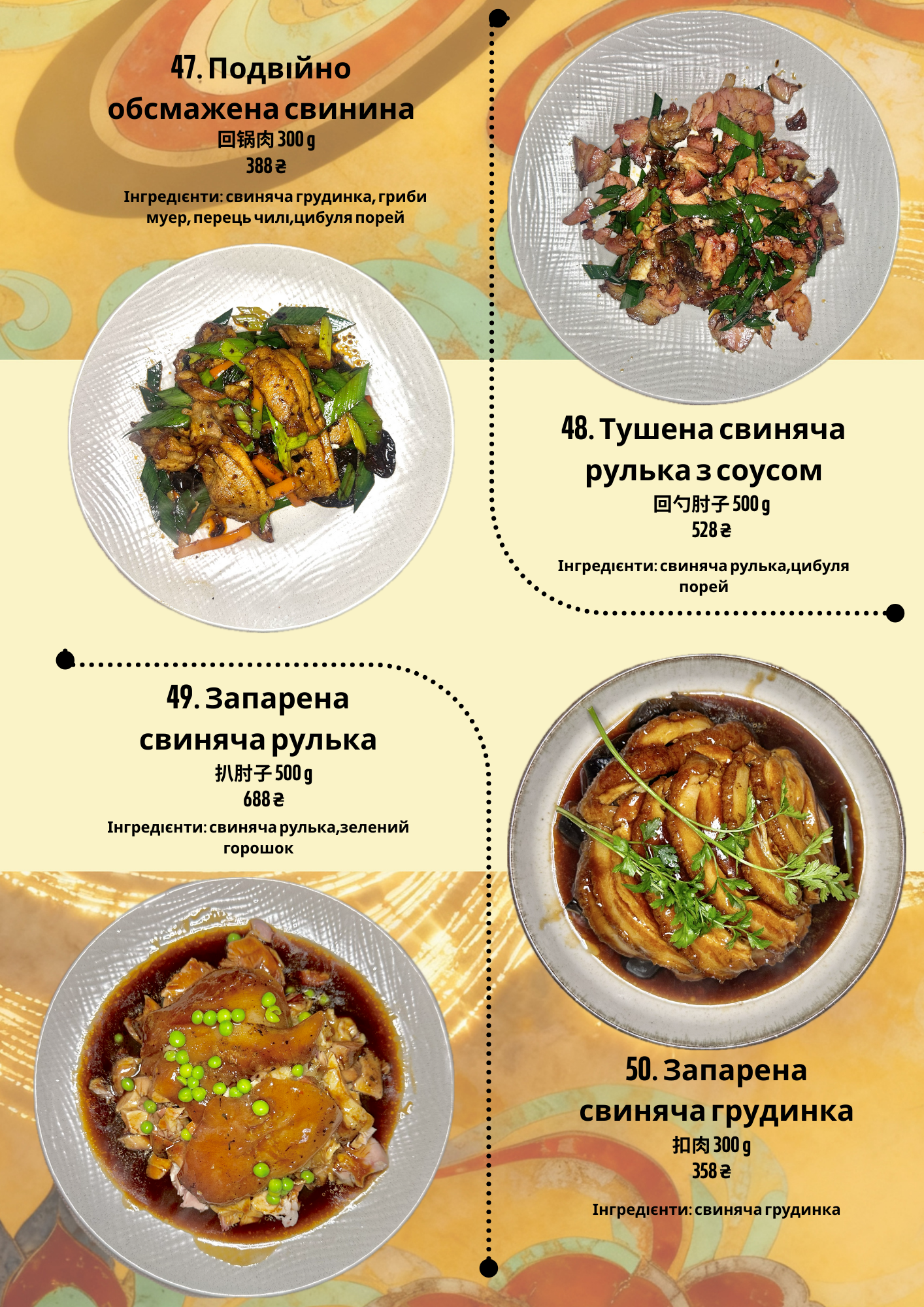 Kytaysʹka Kukhnya Panda menu 12