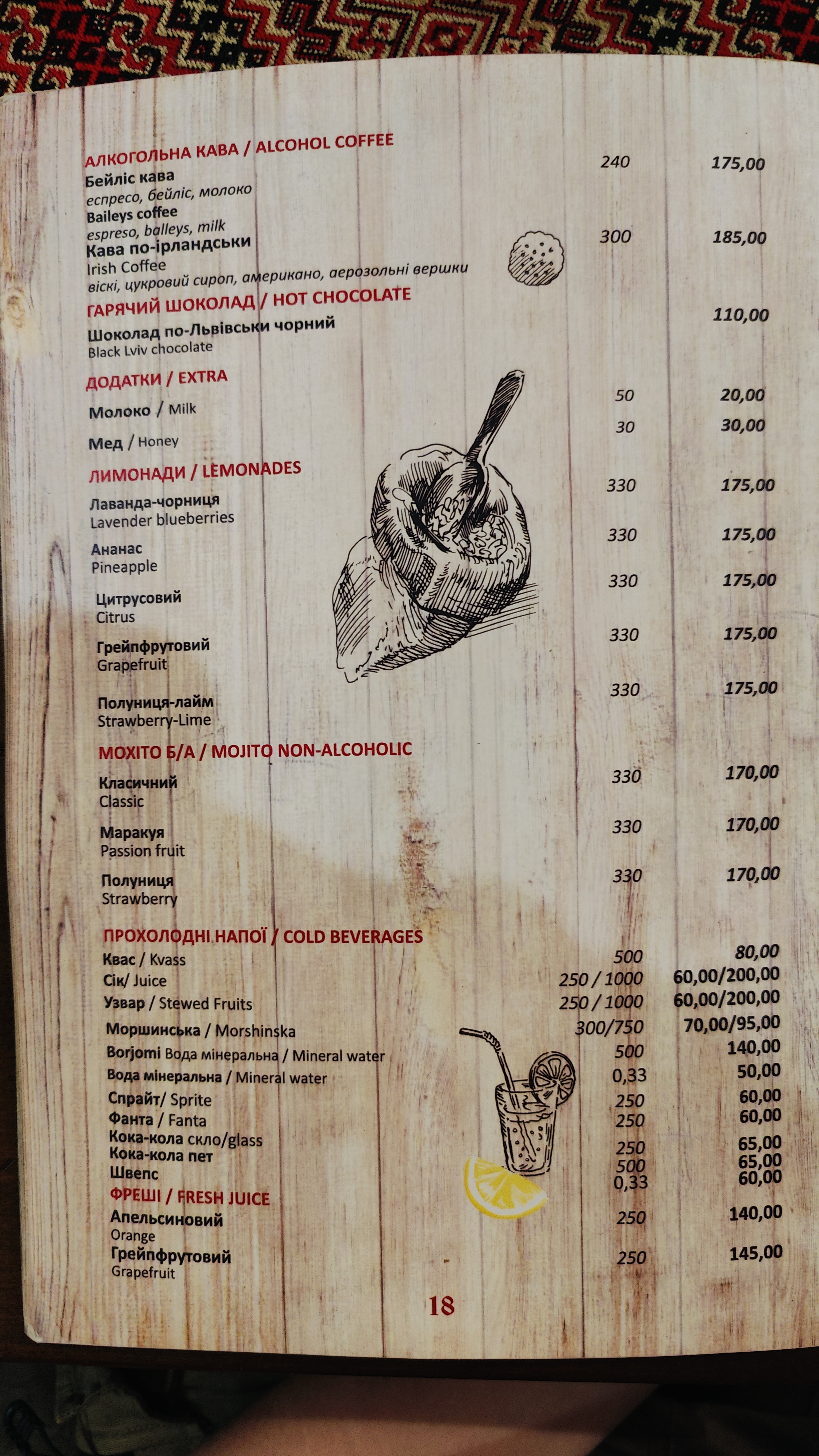 Borsh menu 6