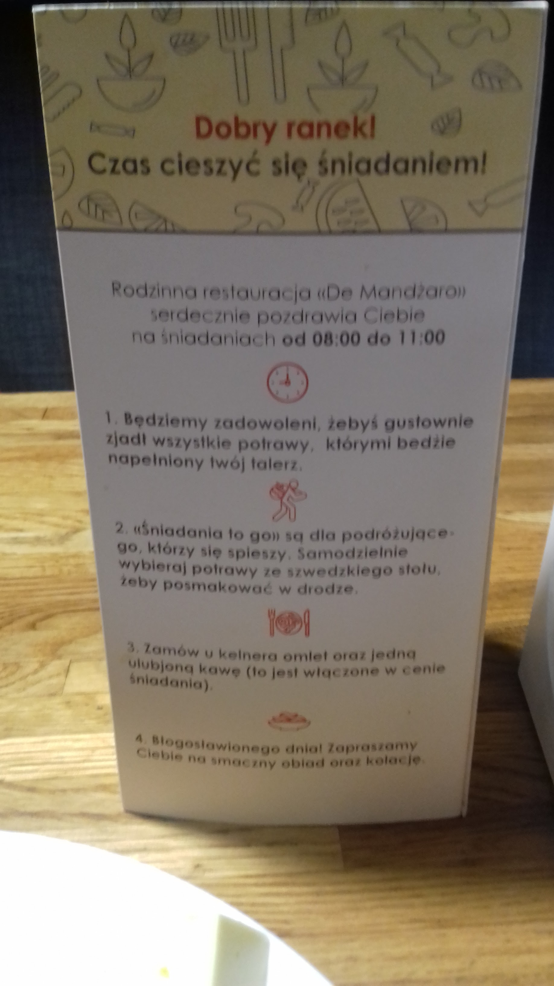 Demandjaro menu 8