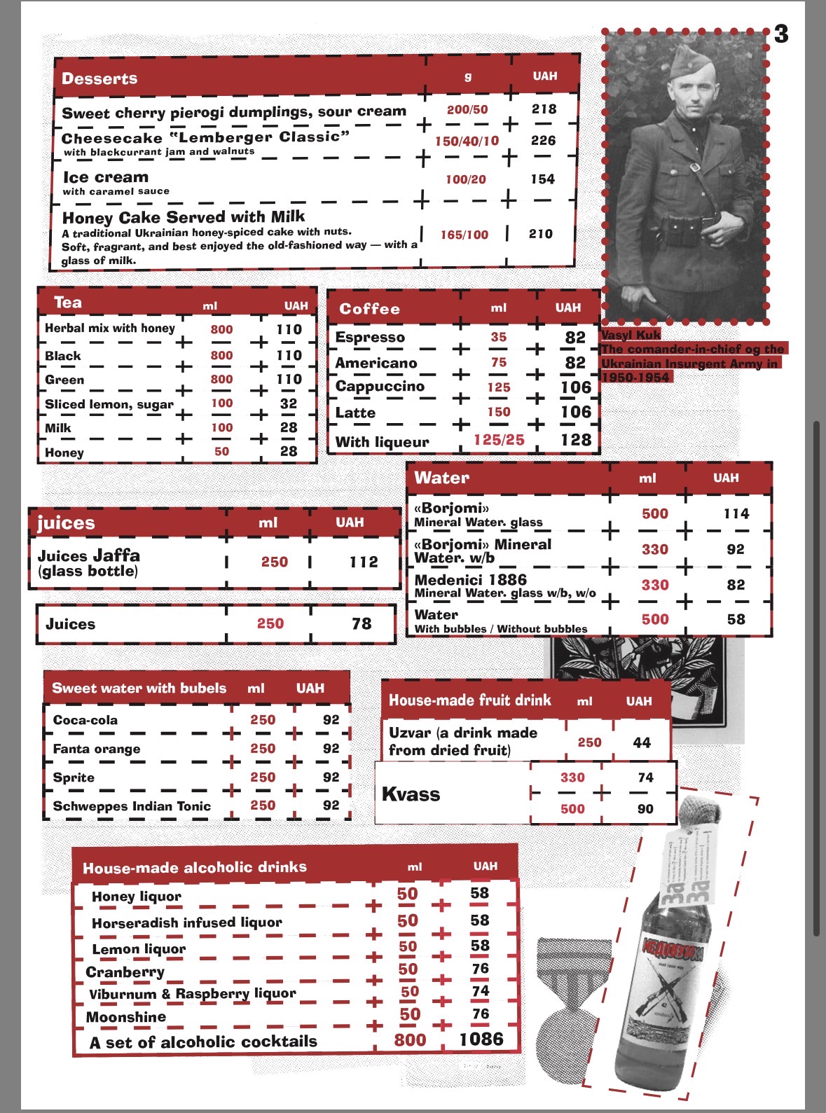 Kryivka menu 5