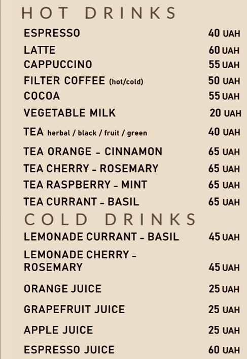 Kafe-Vitalʹnya "Papi" menu 2