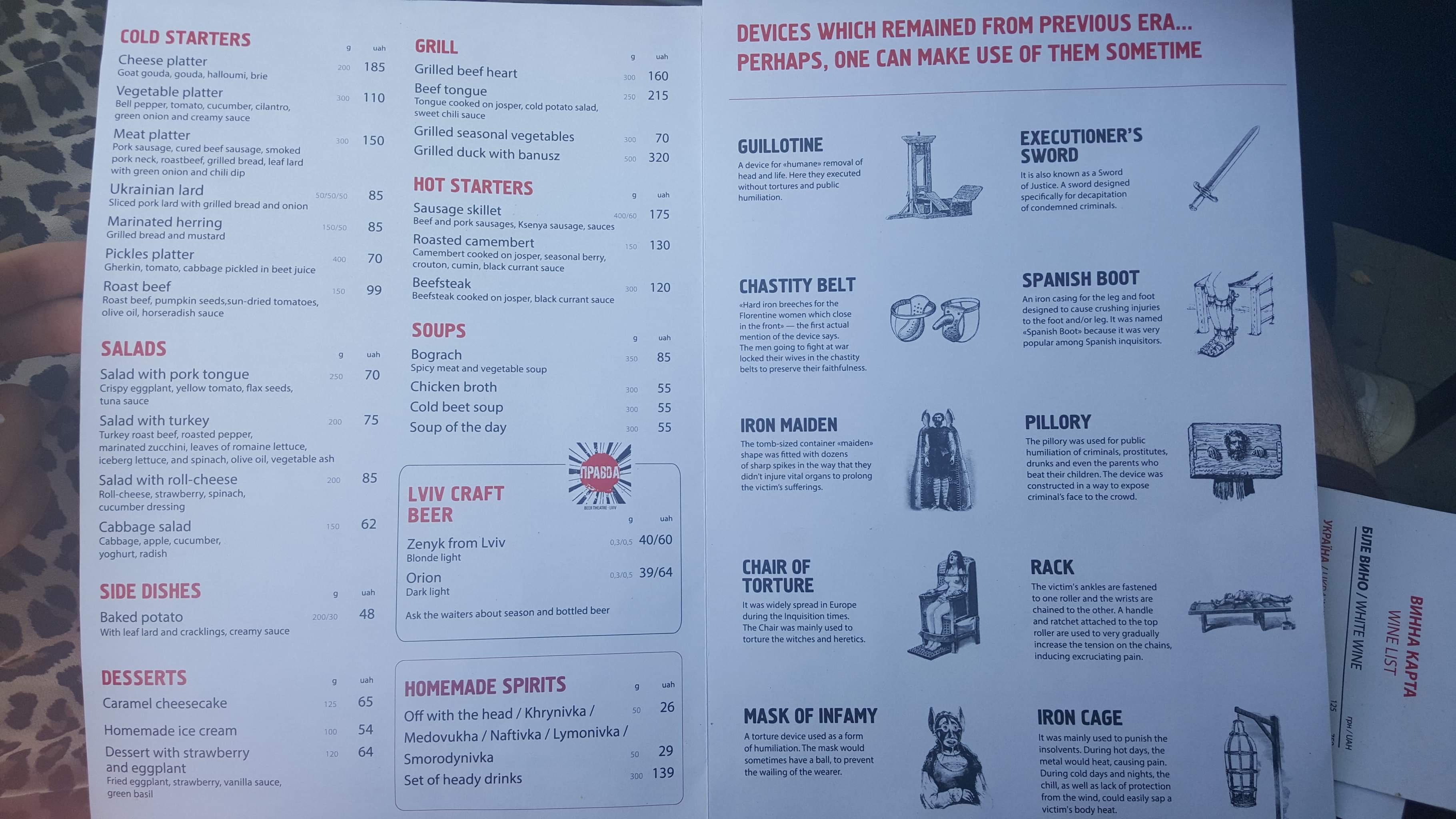 Meat and Justice menu 10