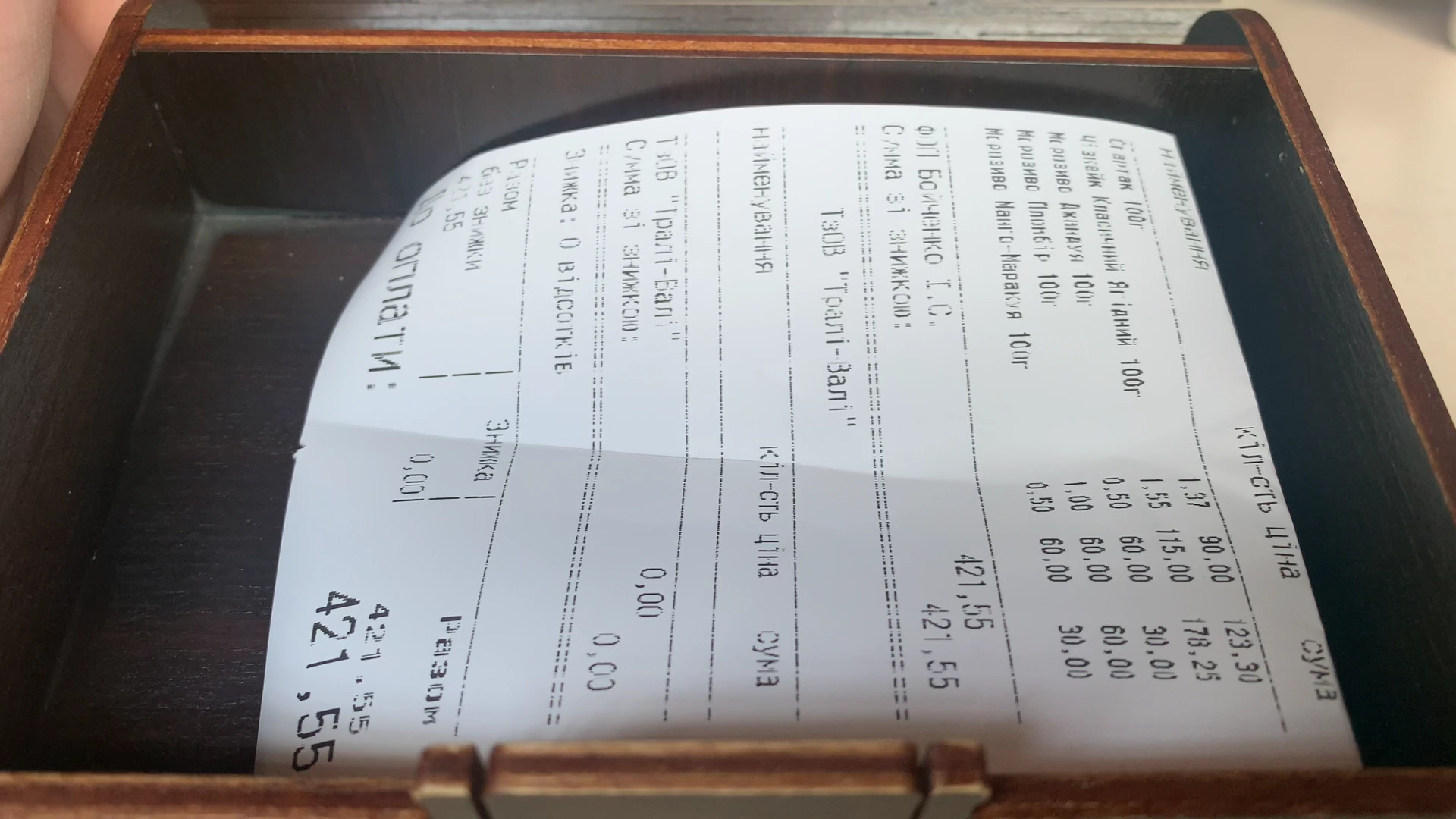 Kabinet menu 12