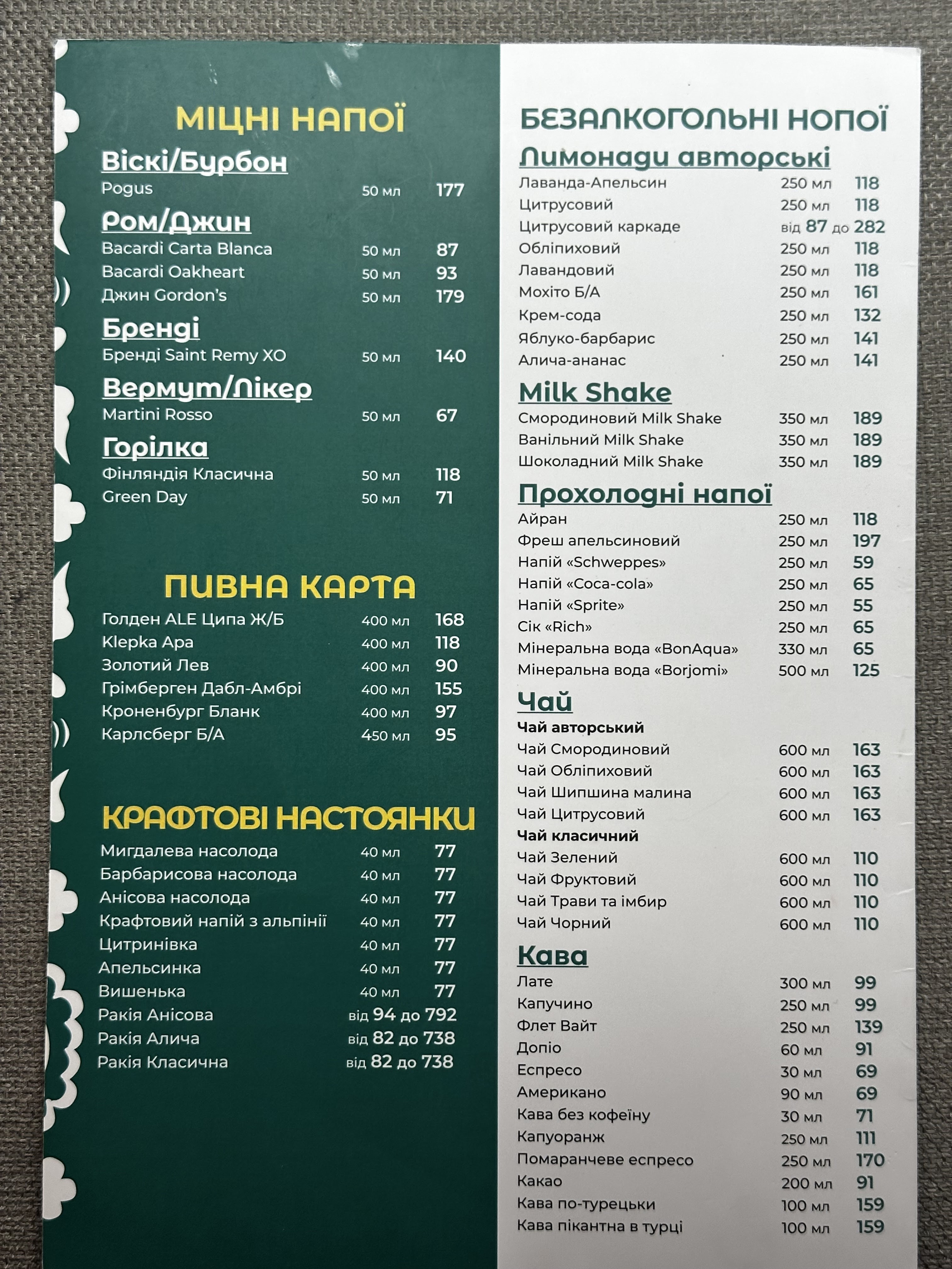 Айда – ресторан близькосхідної кухні menu 2
