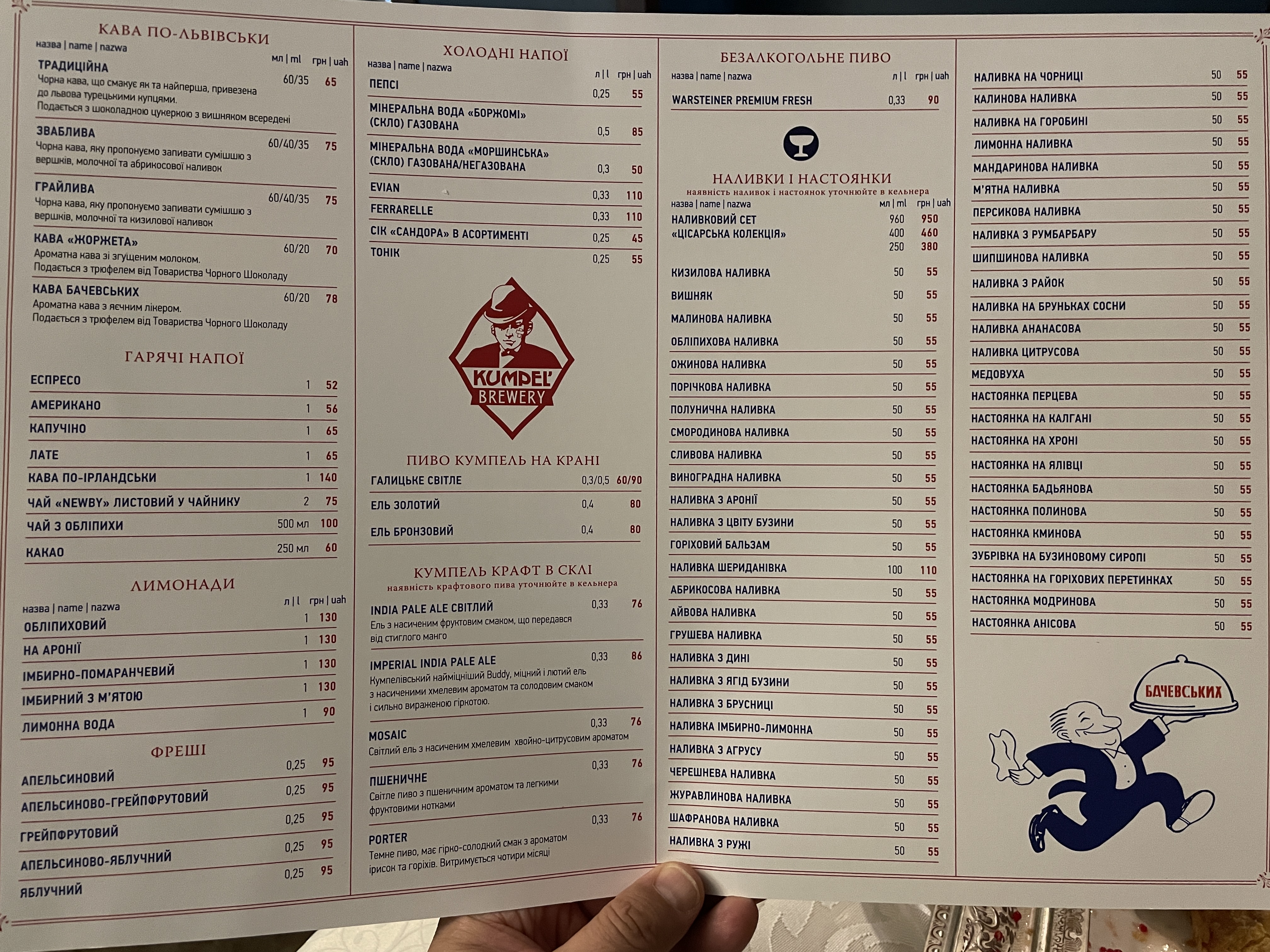 Baczewski Restaurant menu 3