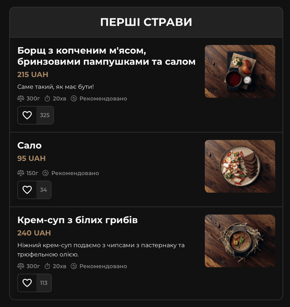 MAD bar's house menu 10