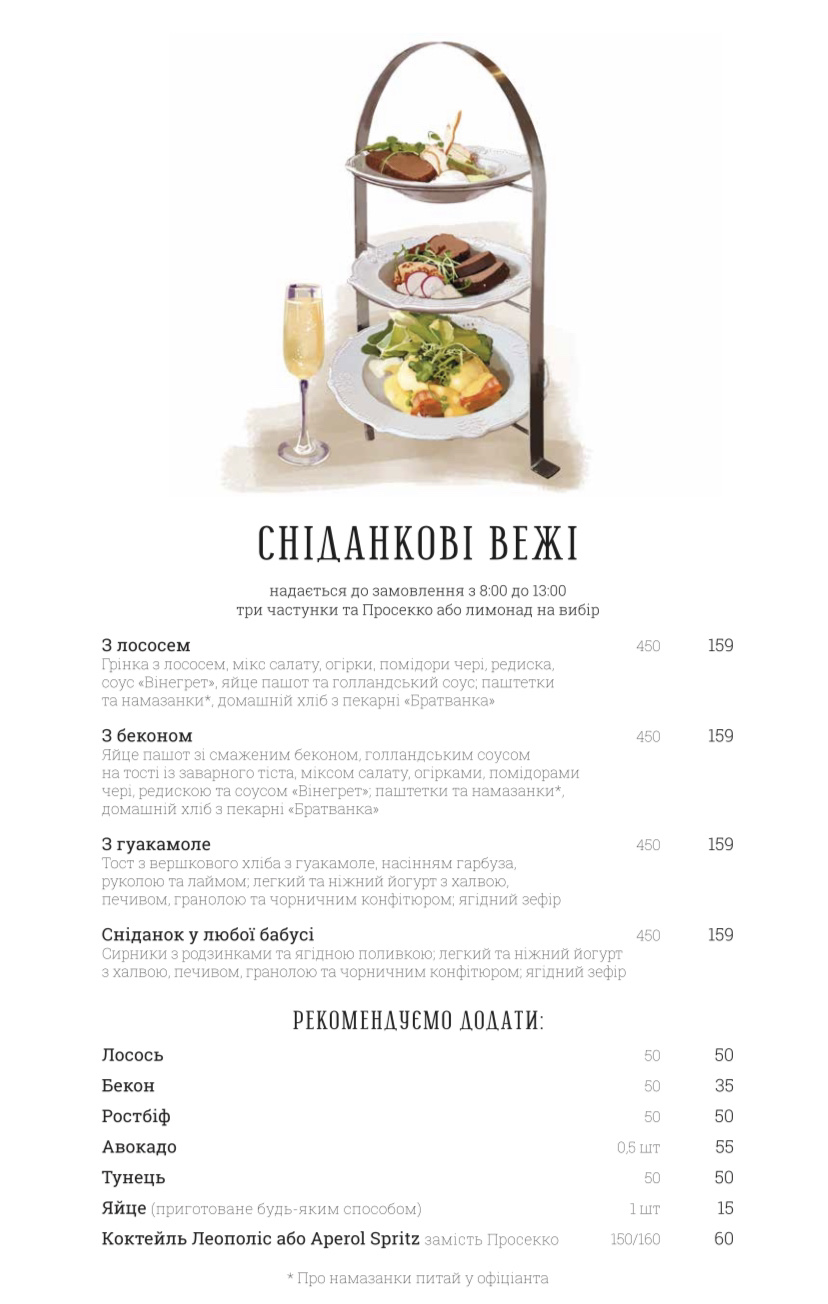 Grand Cafe Leopolis menu 2